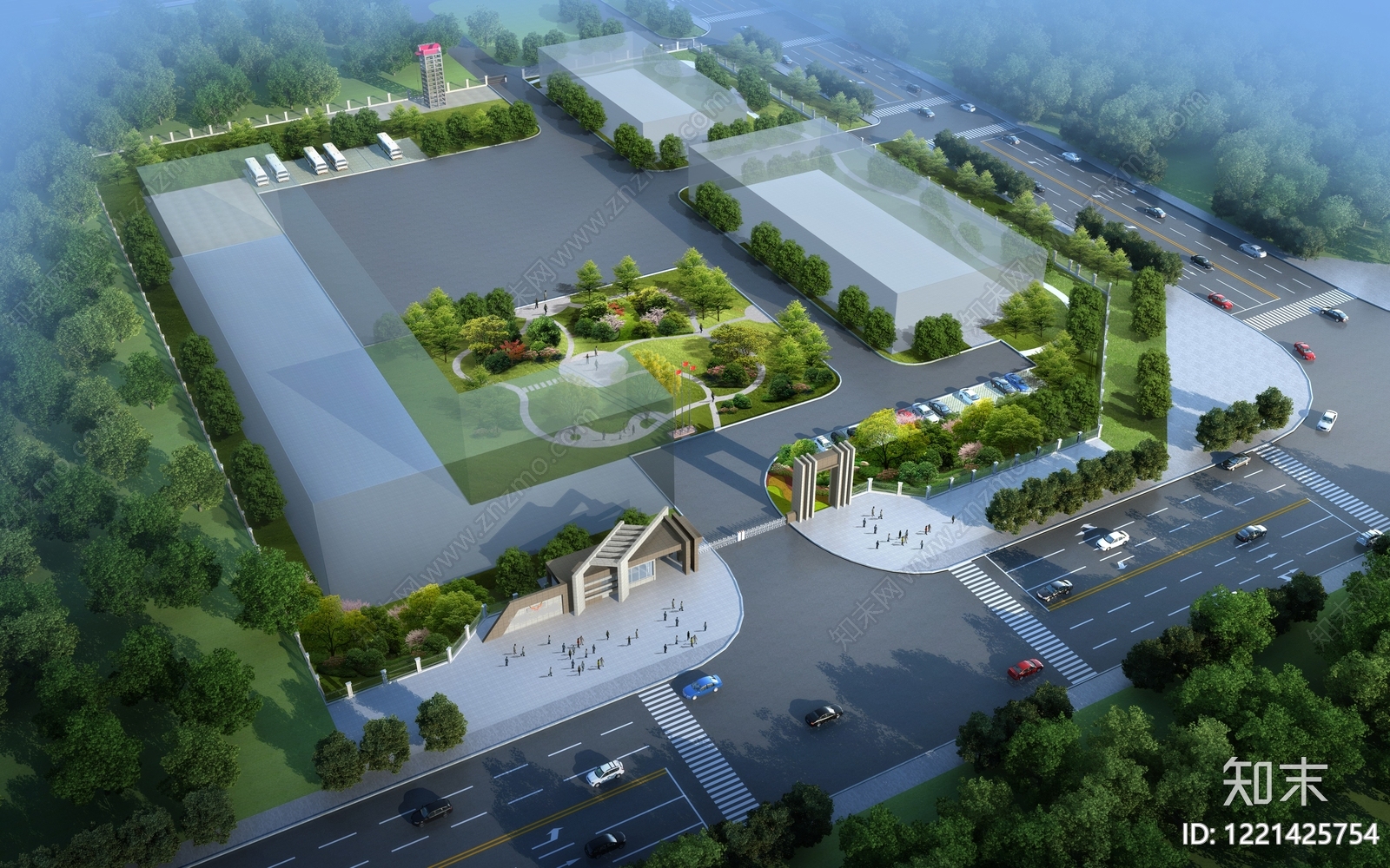 门卫室建筑cad施工图下载【ID:1221425754】