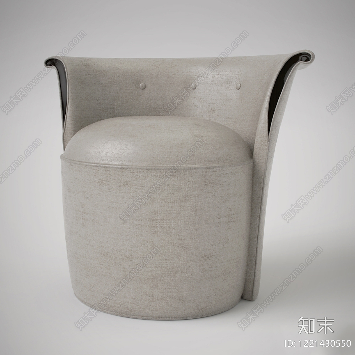 极简休闲椅3D模型下载【ID:1221430550】