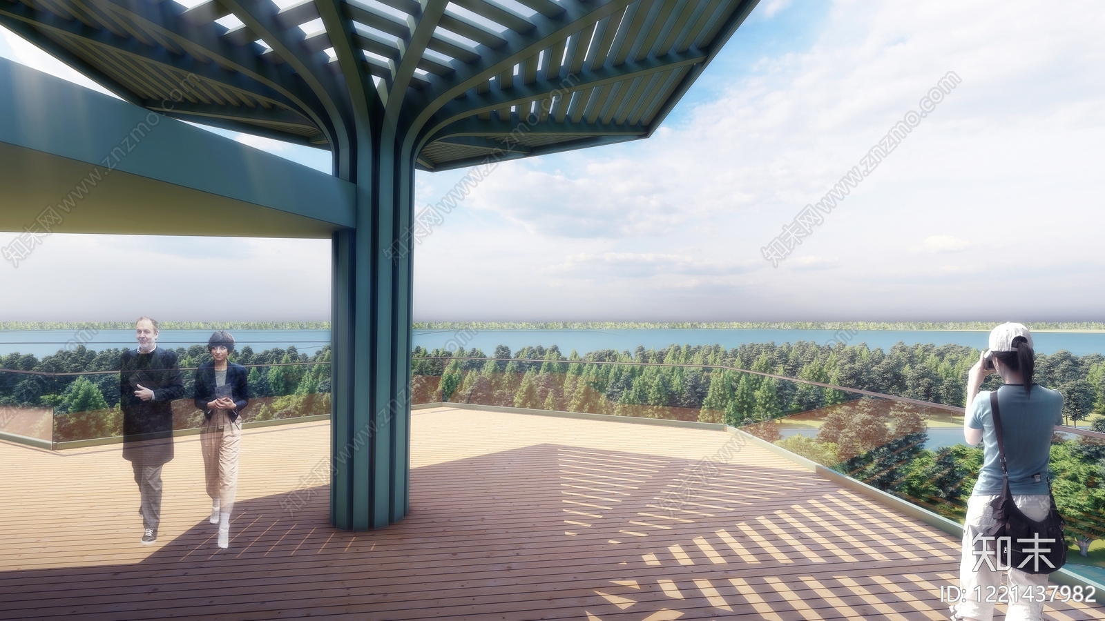 现代主义小公建SU模型下载【ID:1221437982】