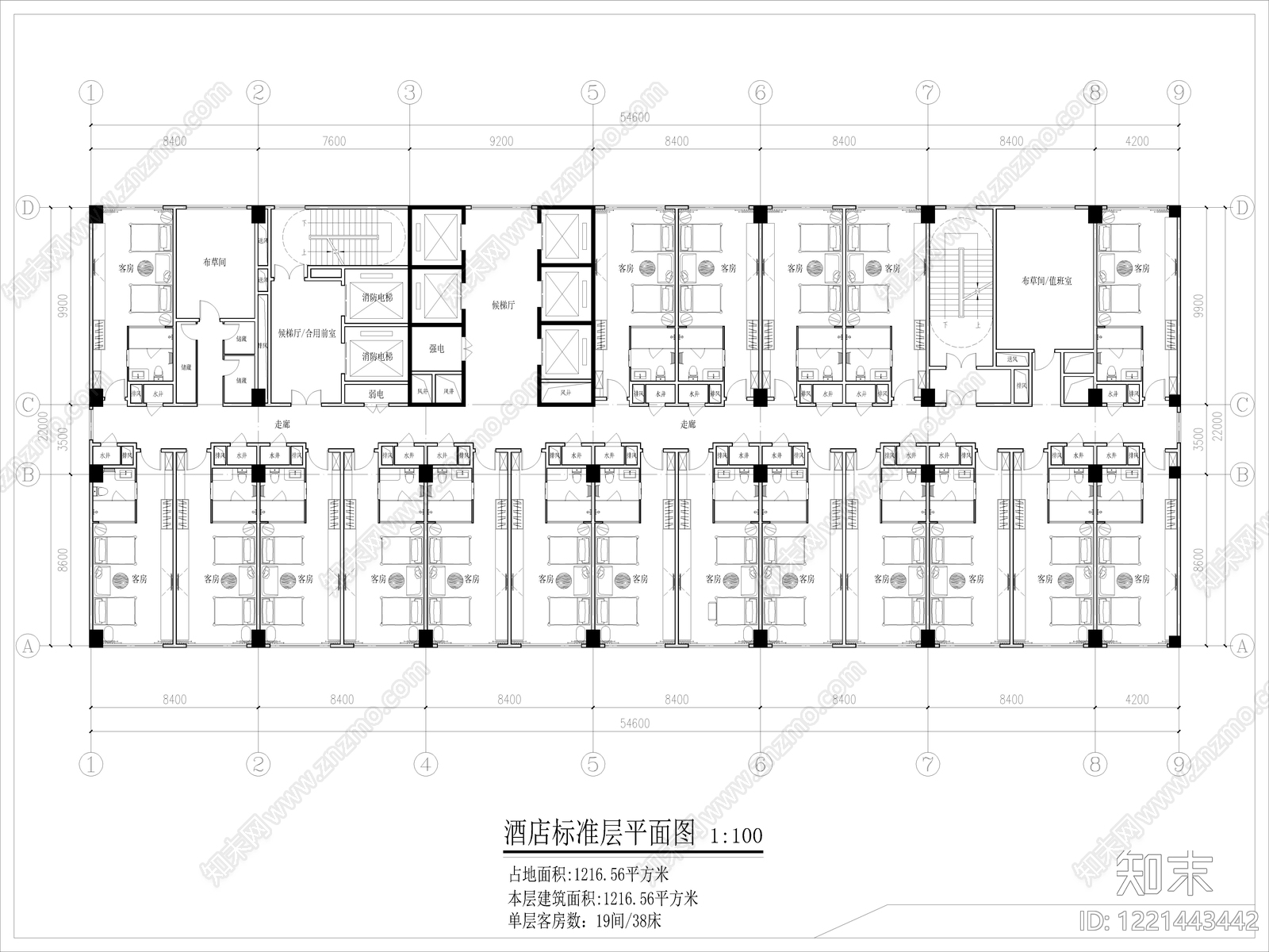酒店建筑CAD图纸