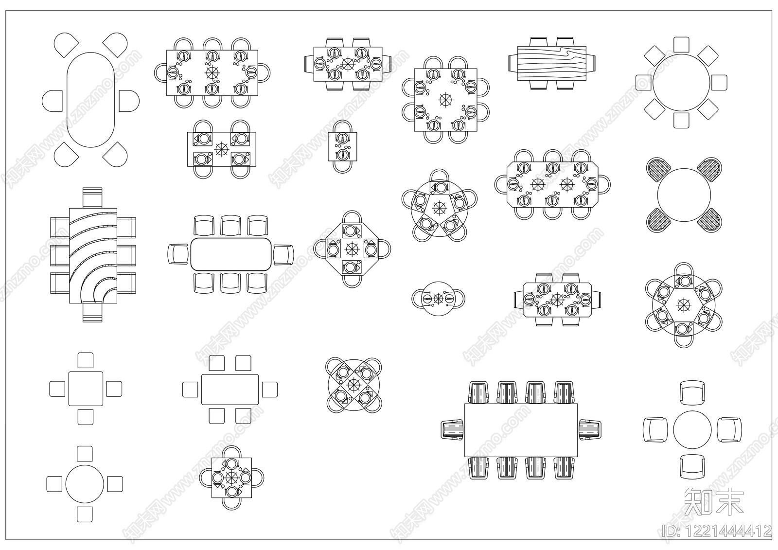 家具图库CAD图纸