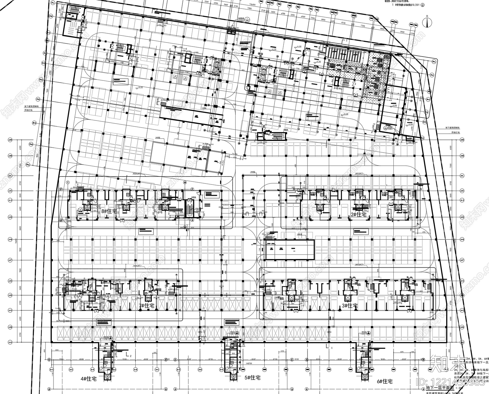住宅楼建筑CAD图纸