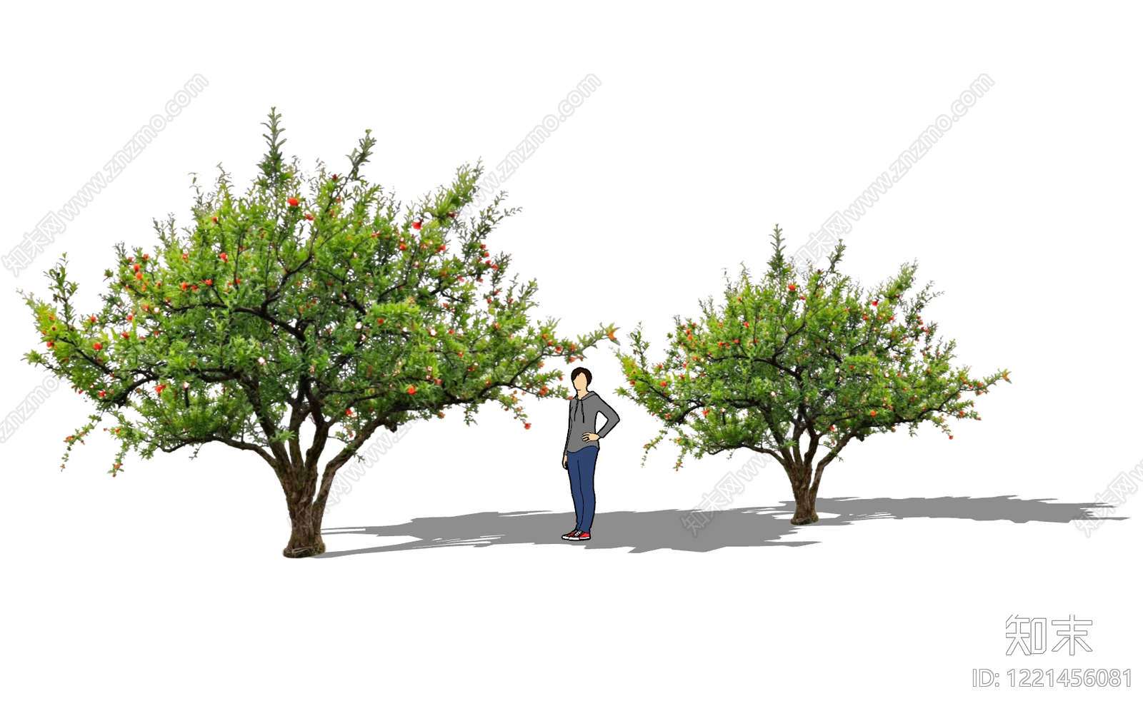 灌木SU模型下载【ID:1221456081】