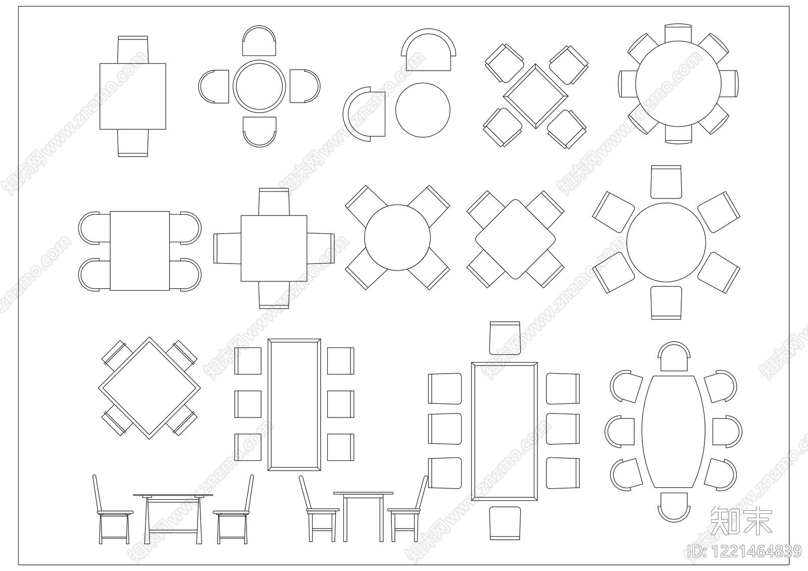 家具图库CAD图纸