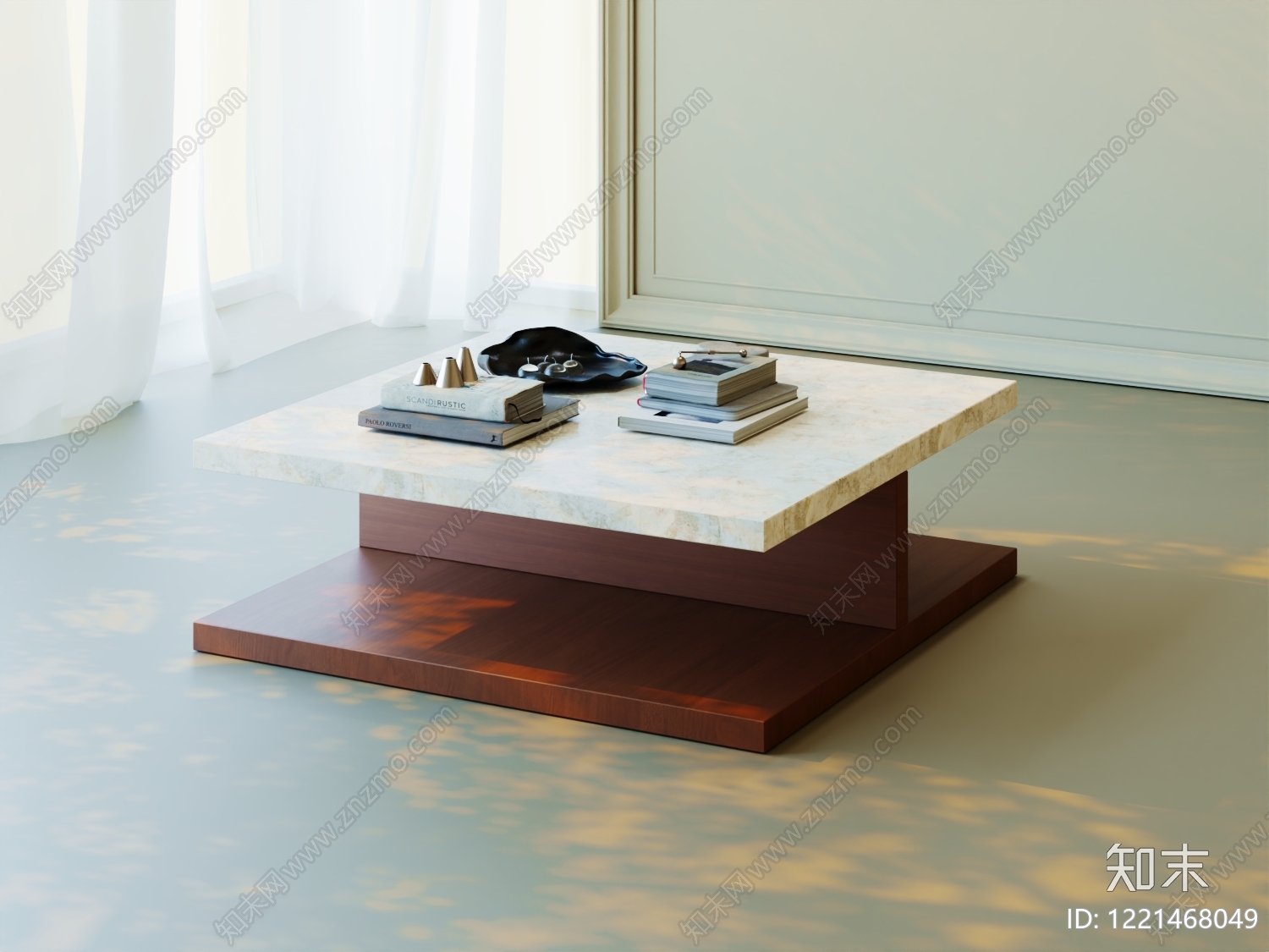 现代简约茶几3D模型下载【ID:1221468049】