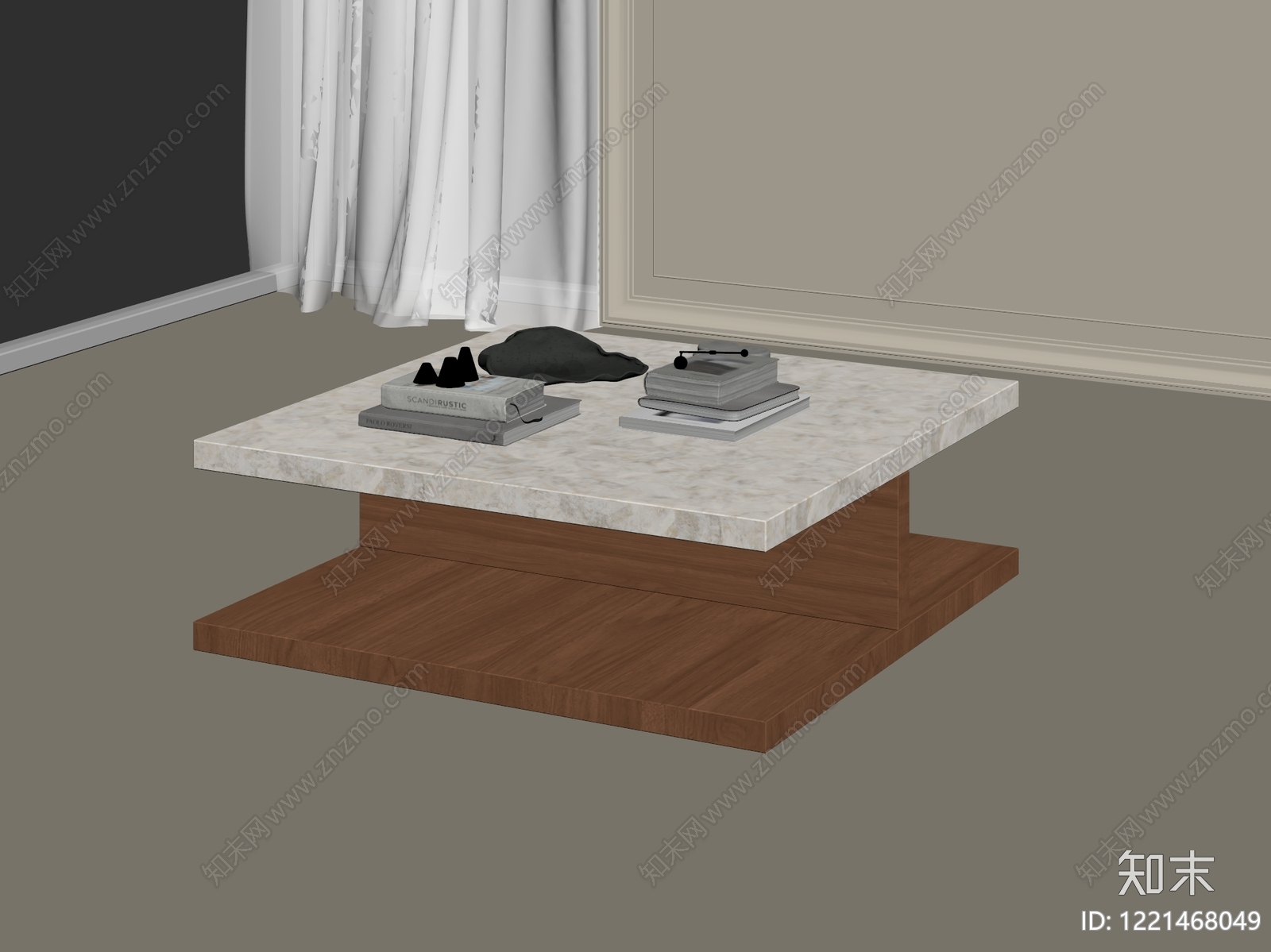 现代简约茶几3D模型下载【ID:1221468049】