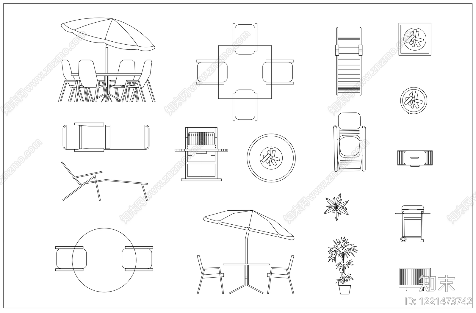 家具图库CAD图纸