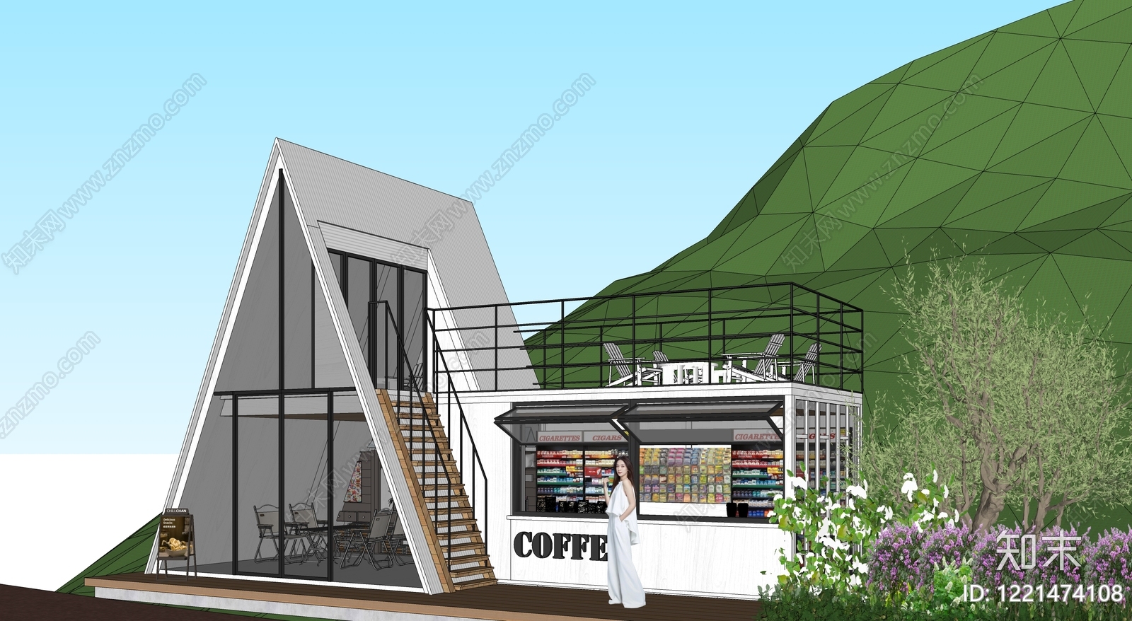 现代主义其他商业建筑SU模型下载【ID:1221474108】