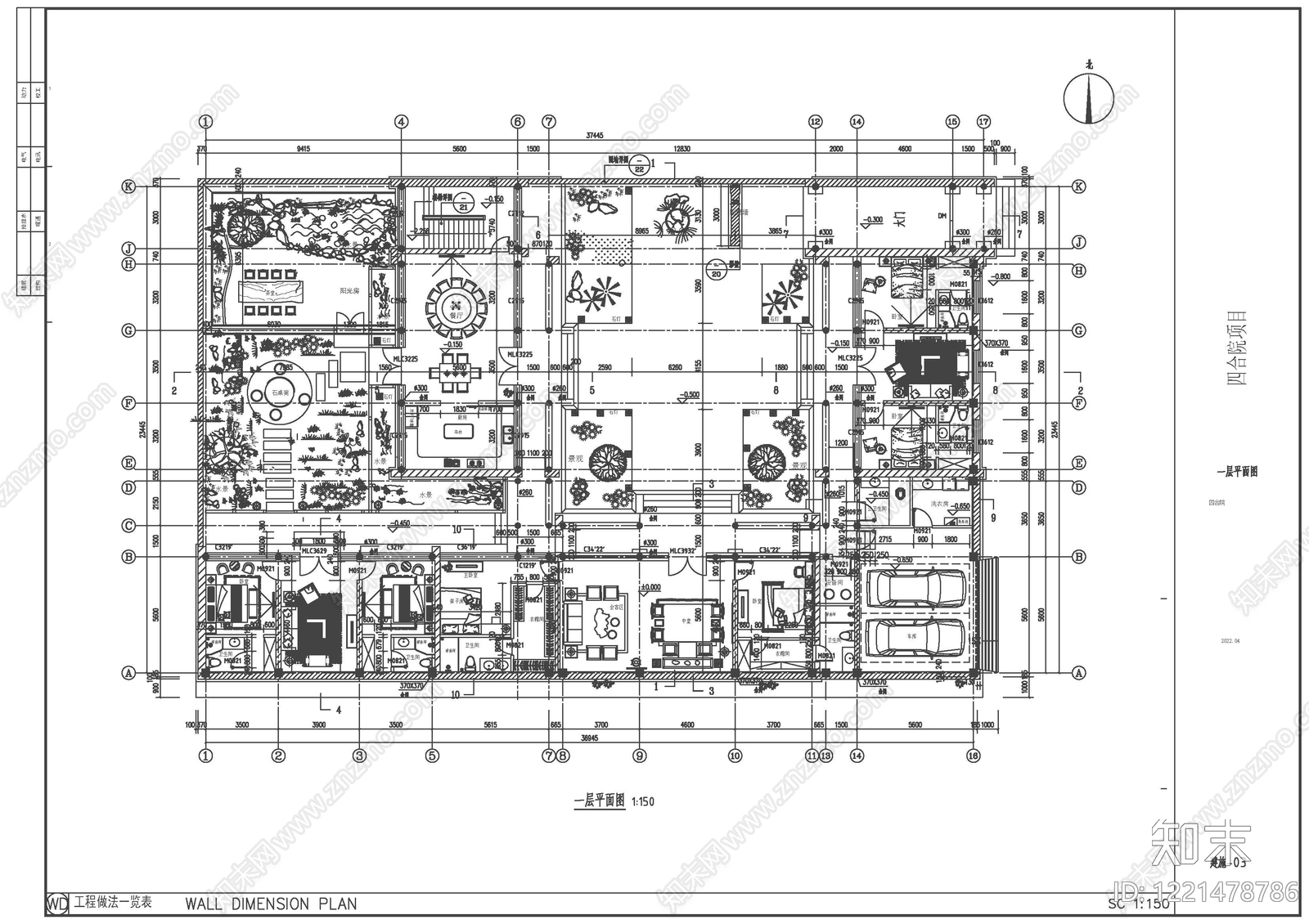 仿古建筑CAD图纸