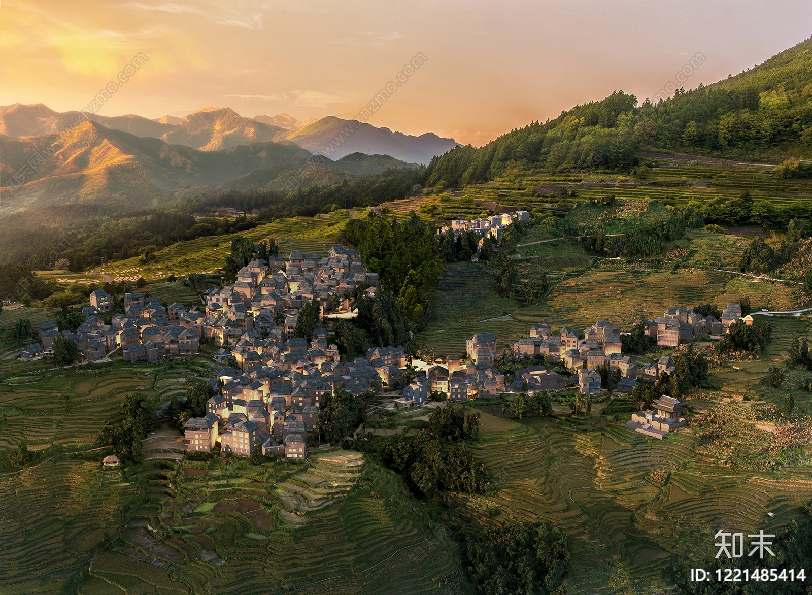 地域主义乡村景观3D模型下载【ID:1221485414】