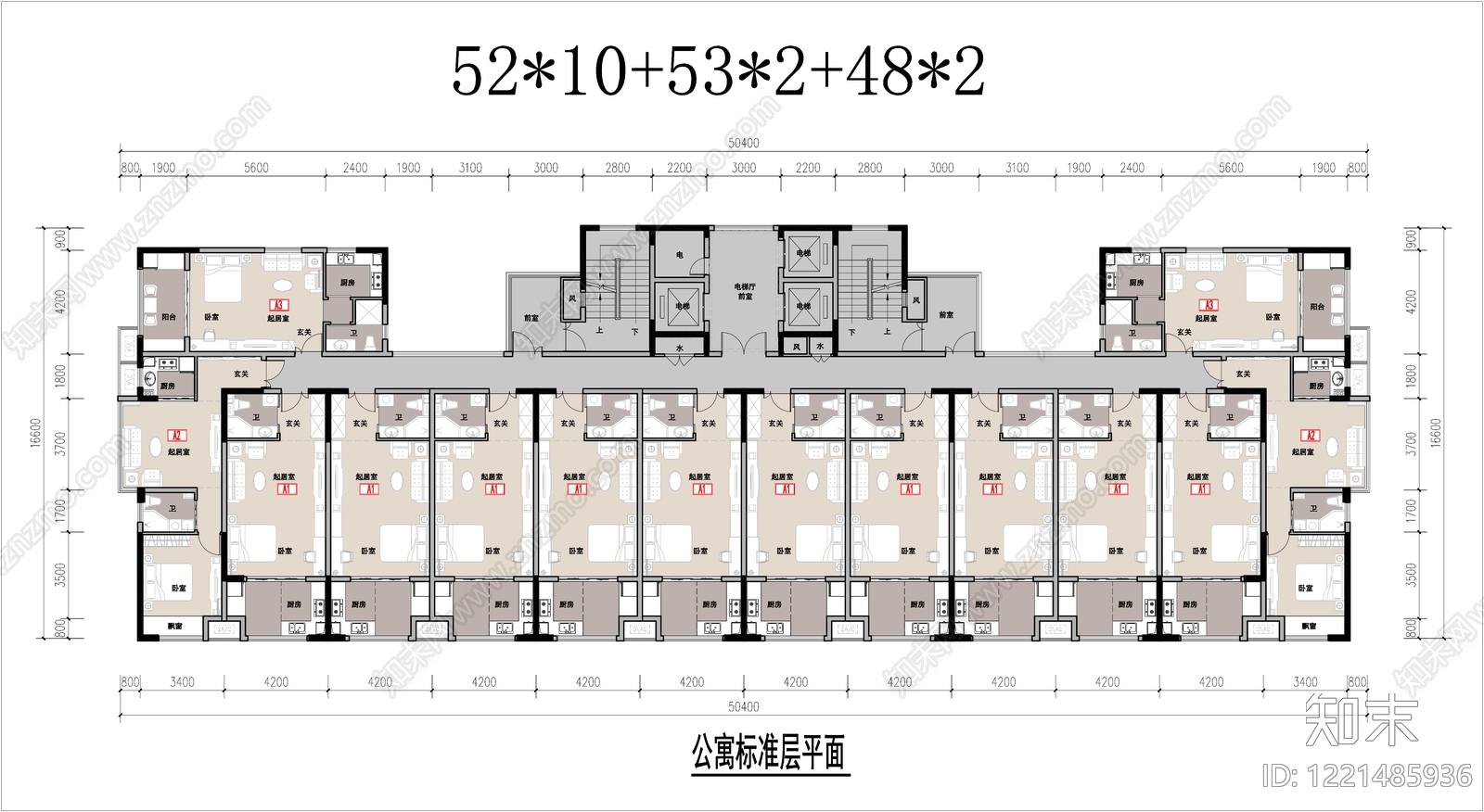 公寓建筑CAD图纸
