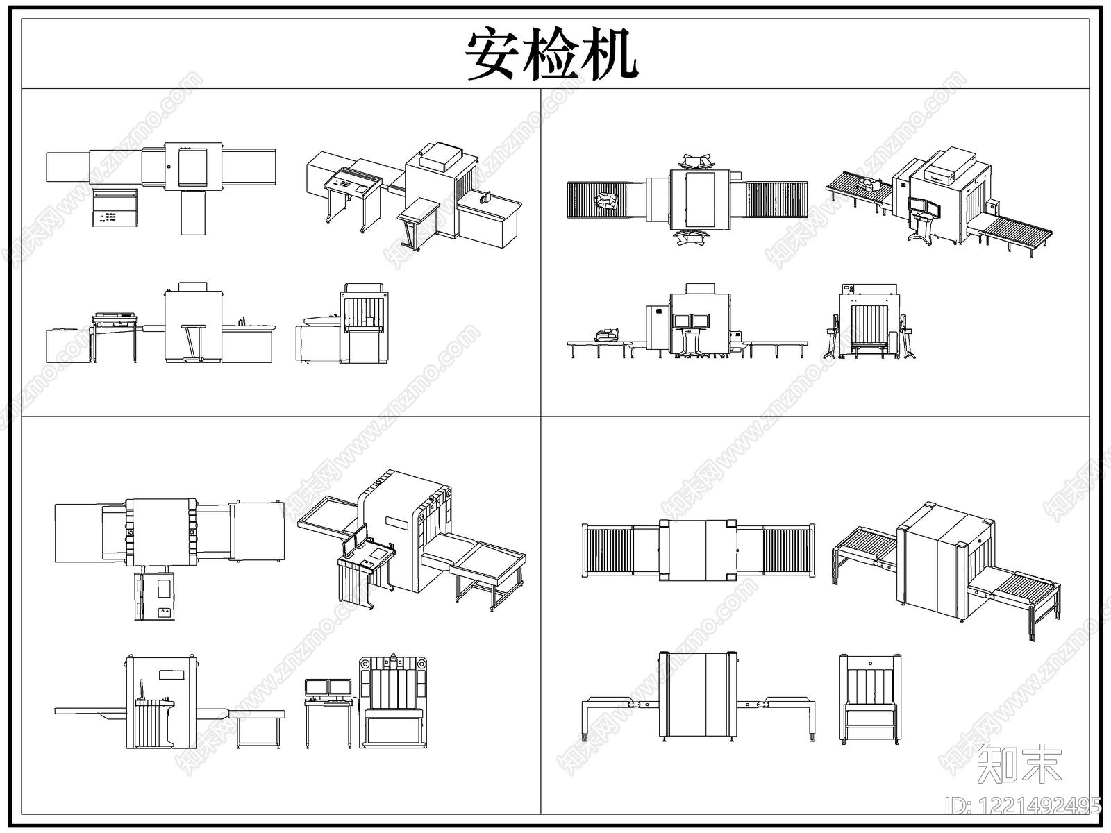 综合器材设备图库CAD图纸
