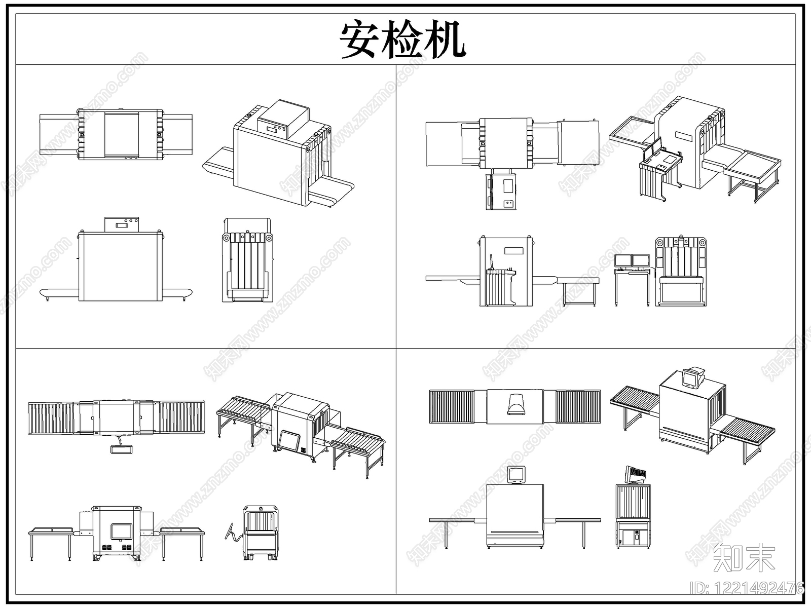 综合器材设备图库CAD图纸