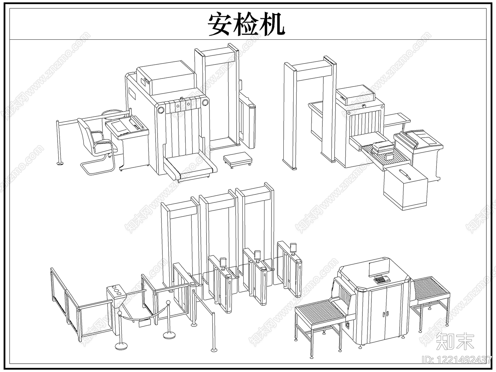 综合器材设备图库CAD图纸