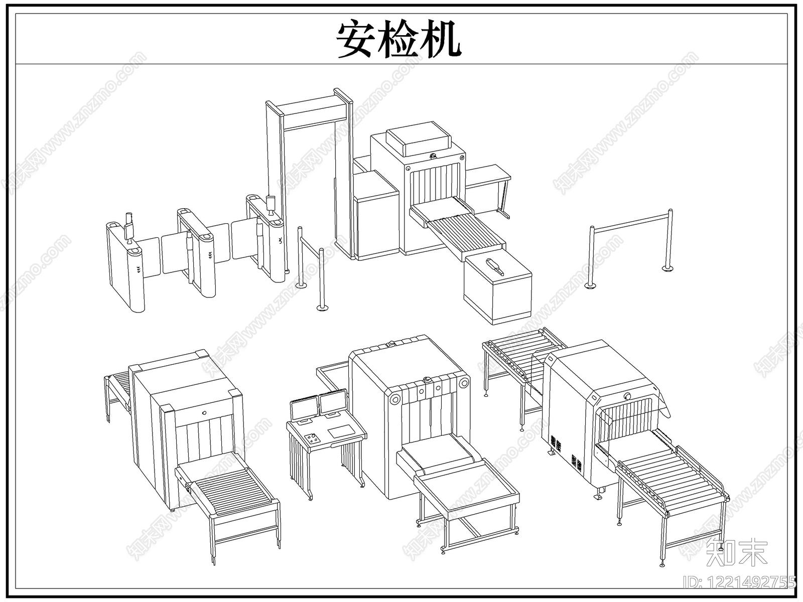 综合器材设备图库CAD图纸