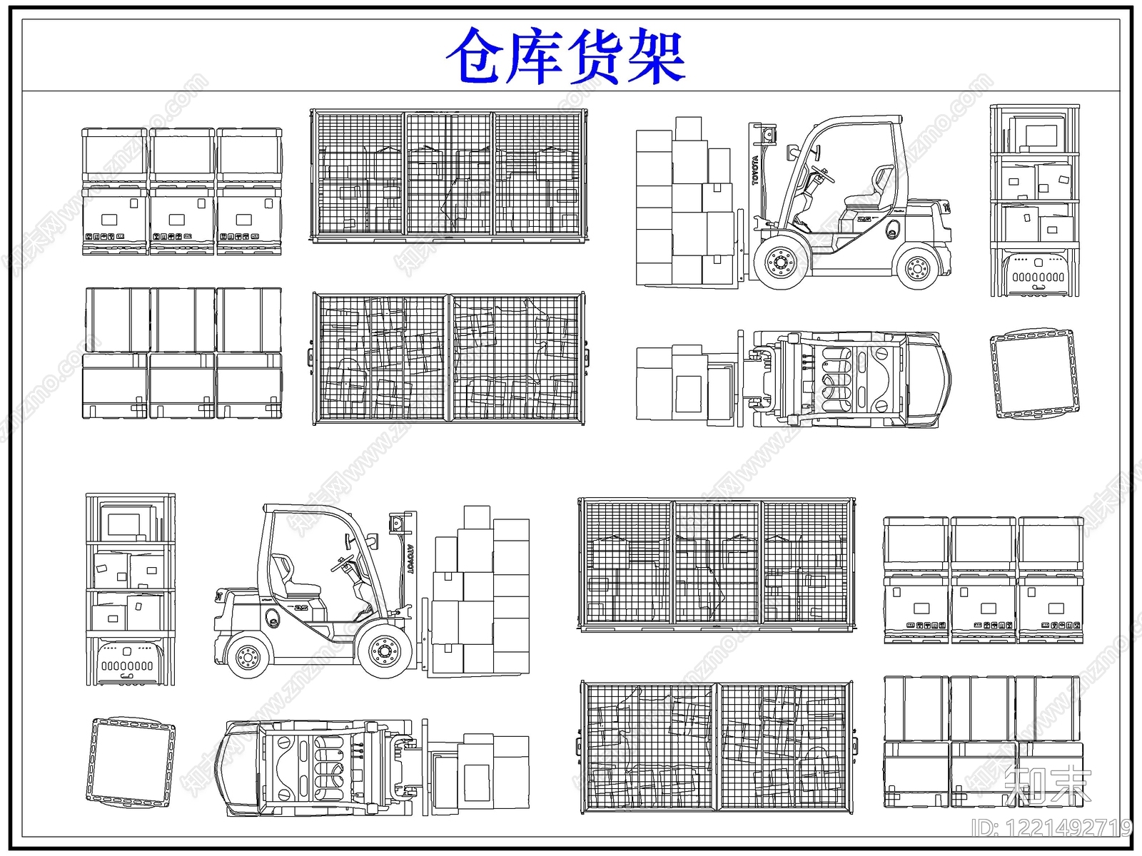 综合器材设备图库CAD图纸