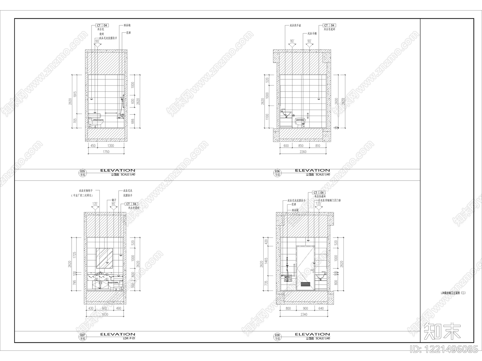 医院cad施工图下载【ID:1221496085】