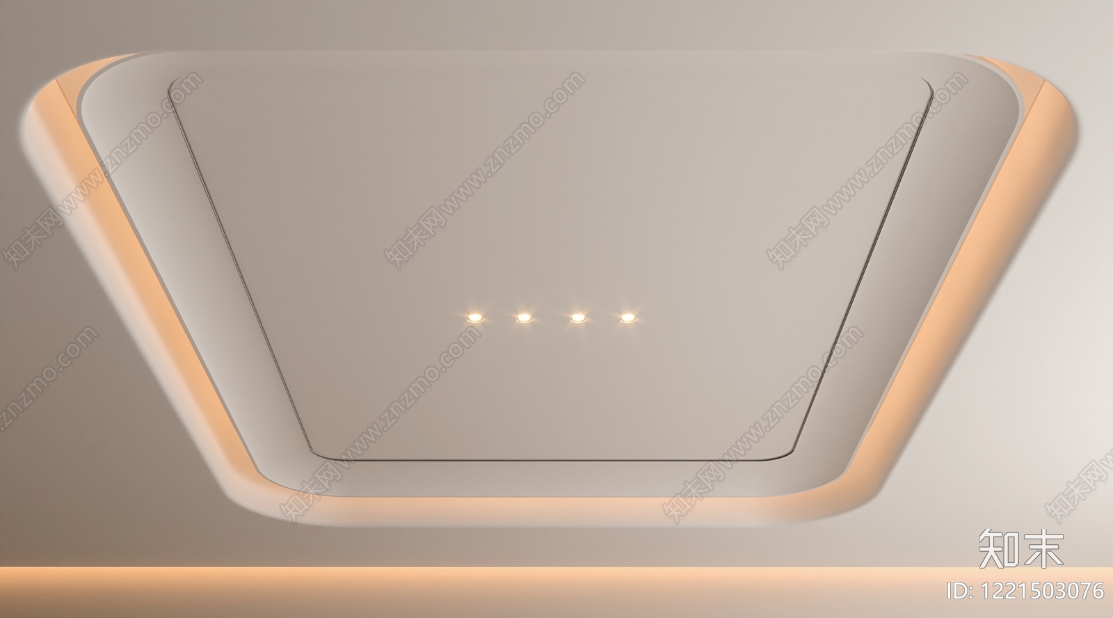 极简吊顶3D模型下载【ID:1221503076】
