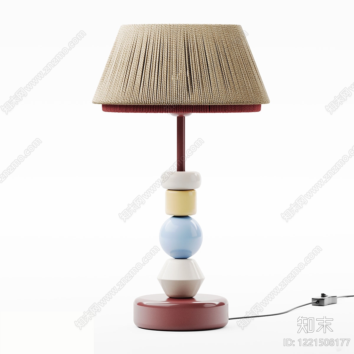 北欧台灯3D模型下载【ID:1221508177】