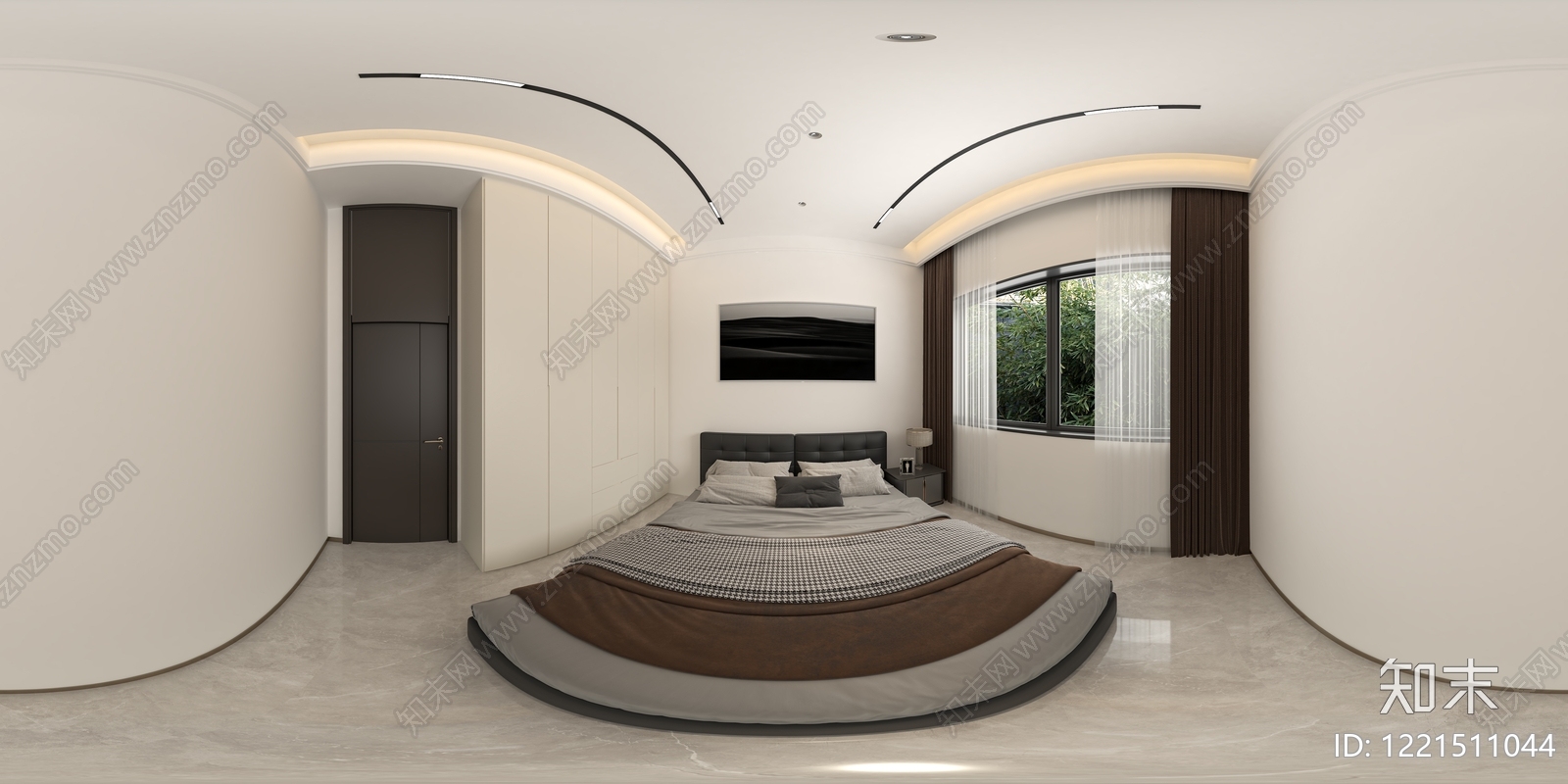 极简老人房3D模型下载【ID:1221511044】
