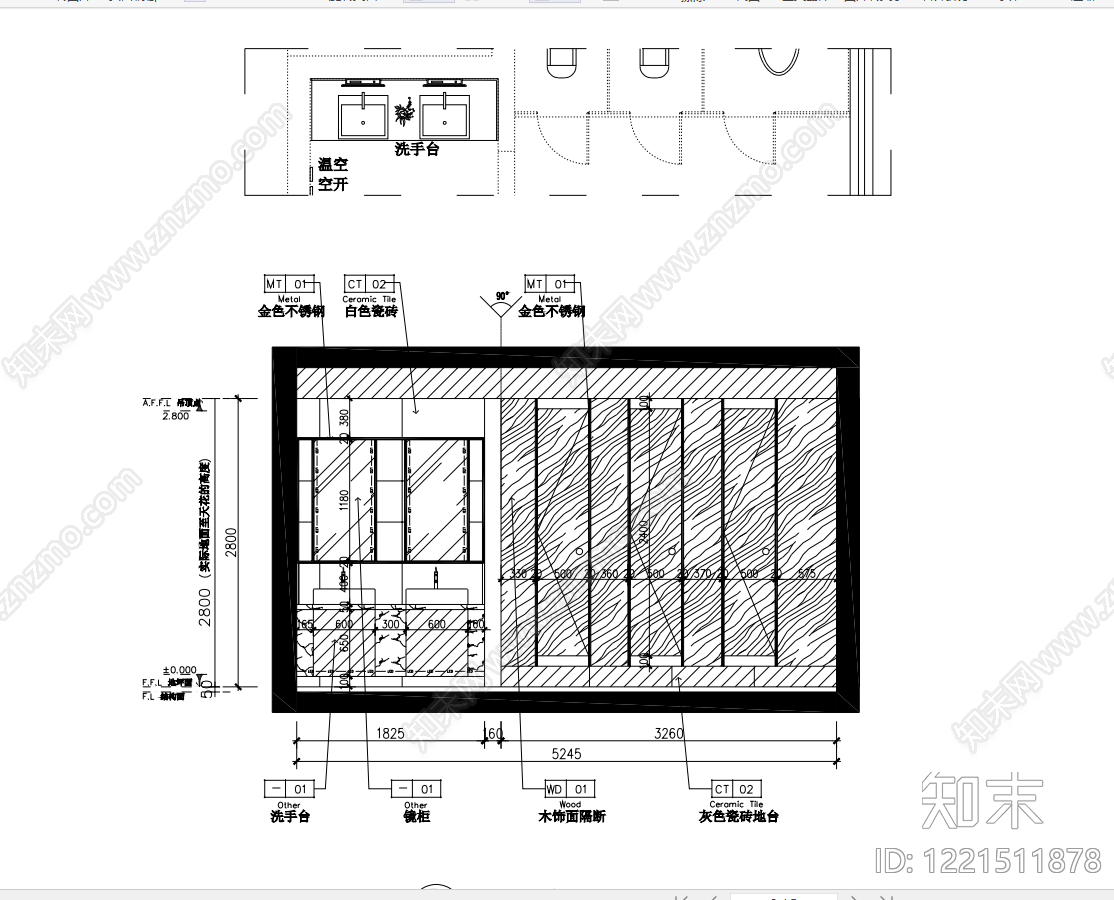 其他办公空间cad施工图下载【ID:1221511878】