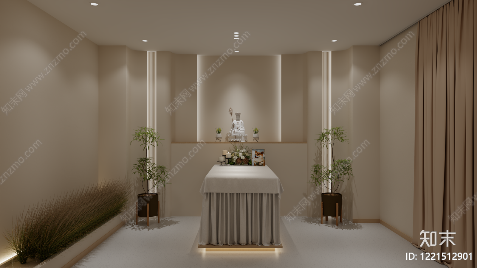 极简宠物店SU模型下载【ID:1221512901】