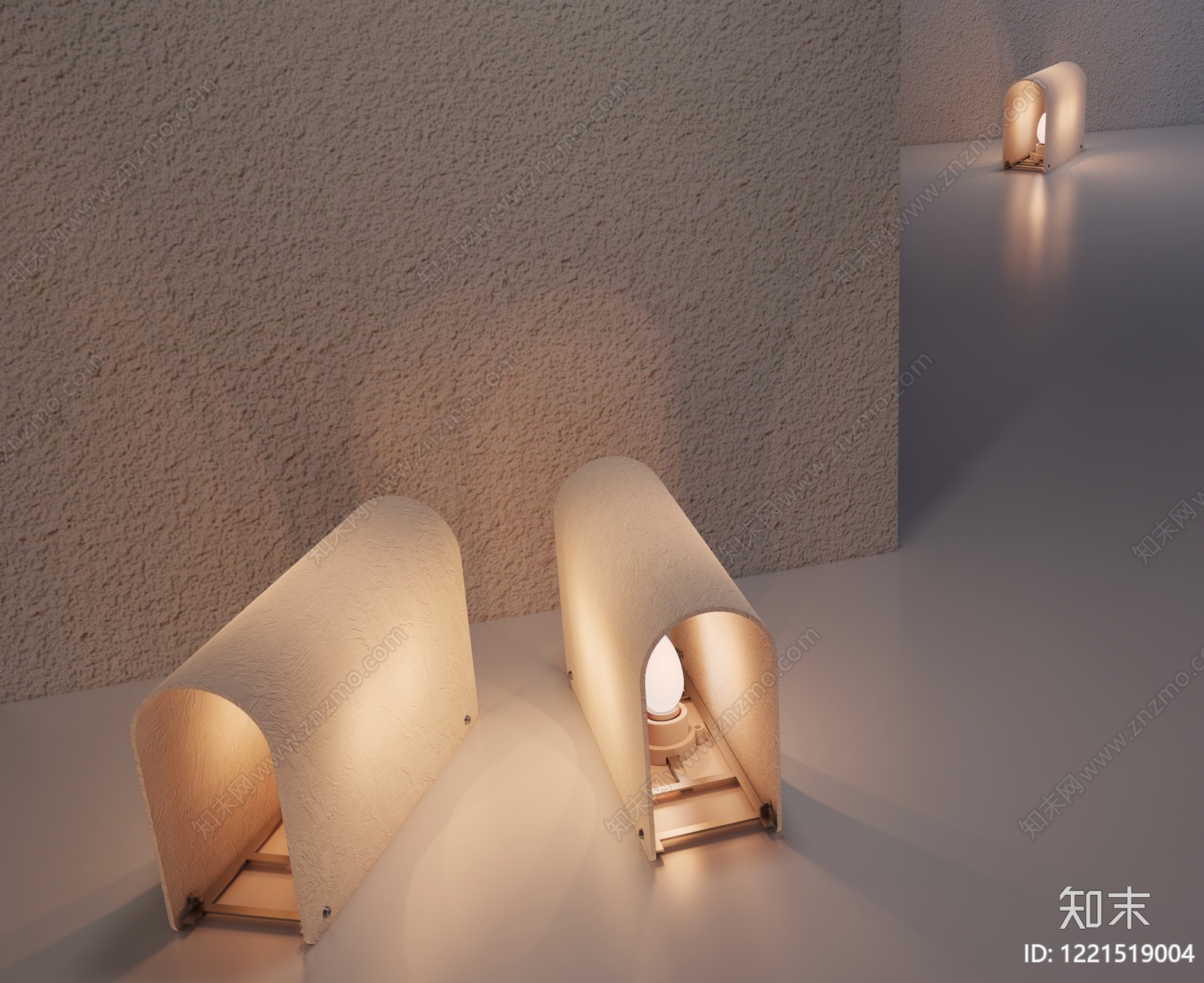 侘寂台灯3D模型下载【ID:1221519004】