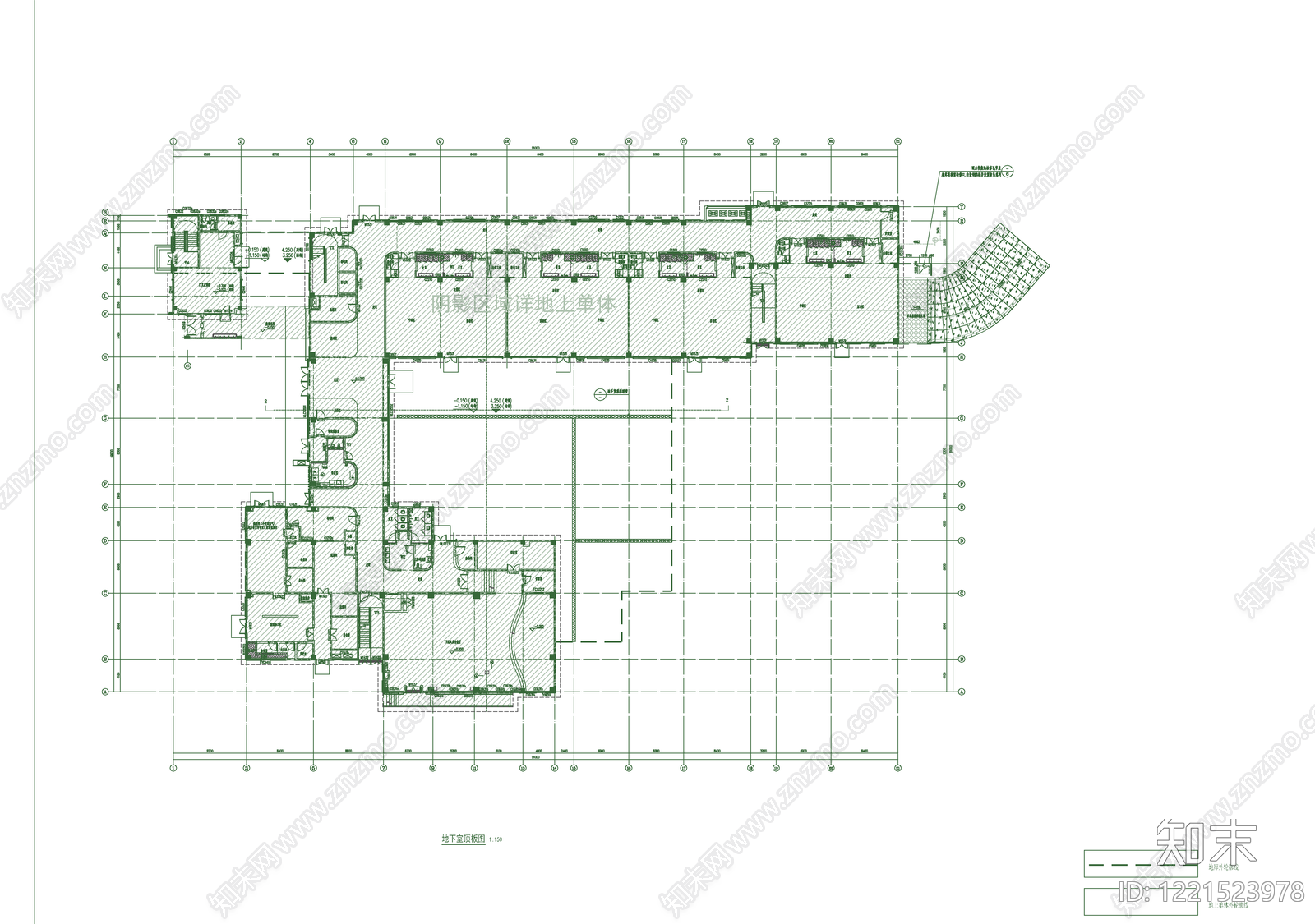 幼儿园建筑cad施工图下载【ID:1221523978】