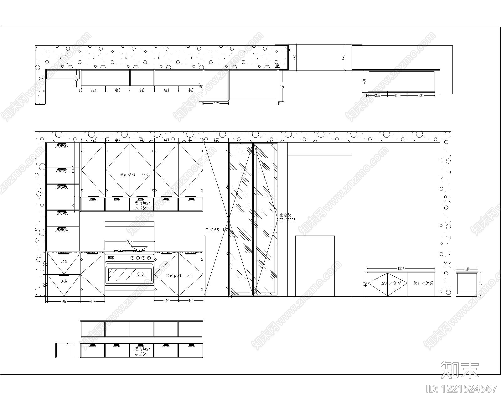 家具图库cad施工图下载【ID:1221524567】