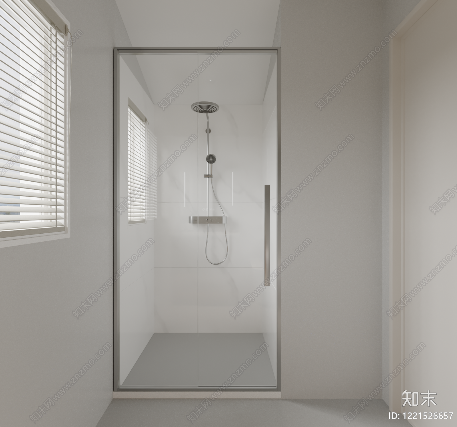 极简卫生间3D模型下载【ID:1221526657】