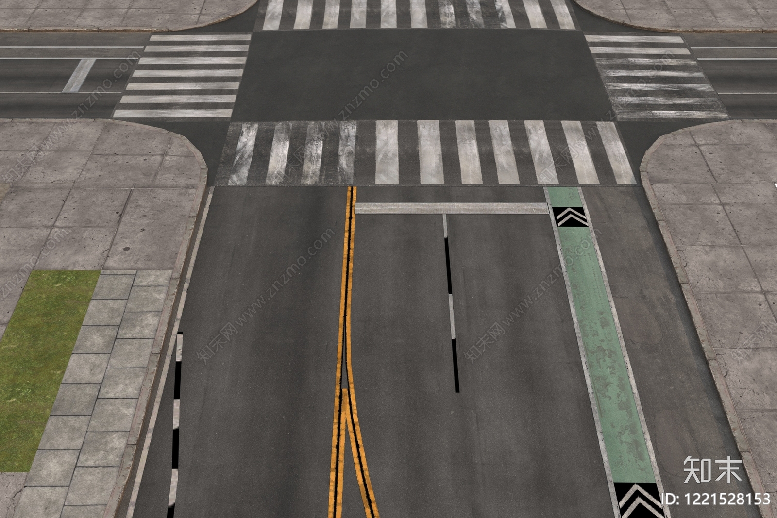 null车行道路3D模型下载【ID:1221528153】