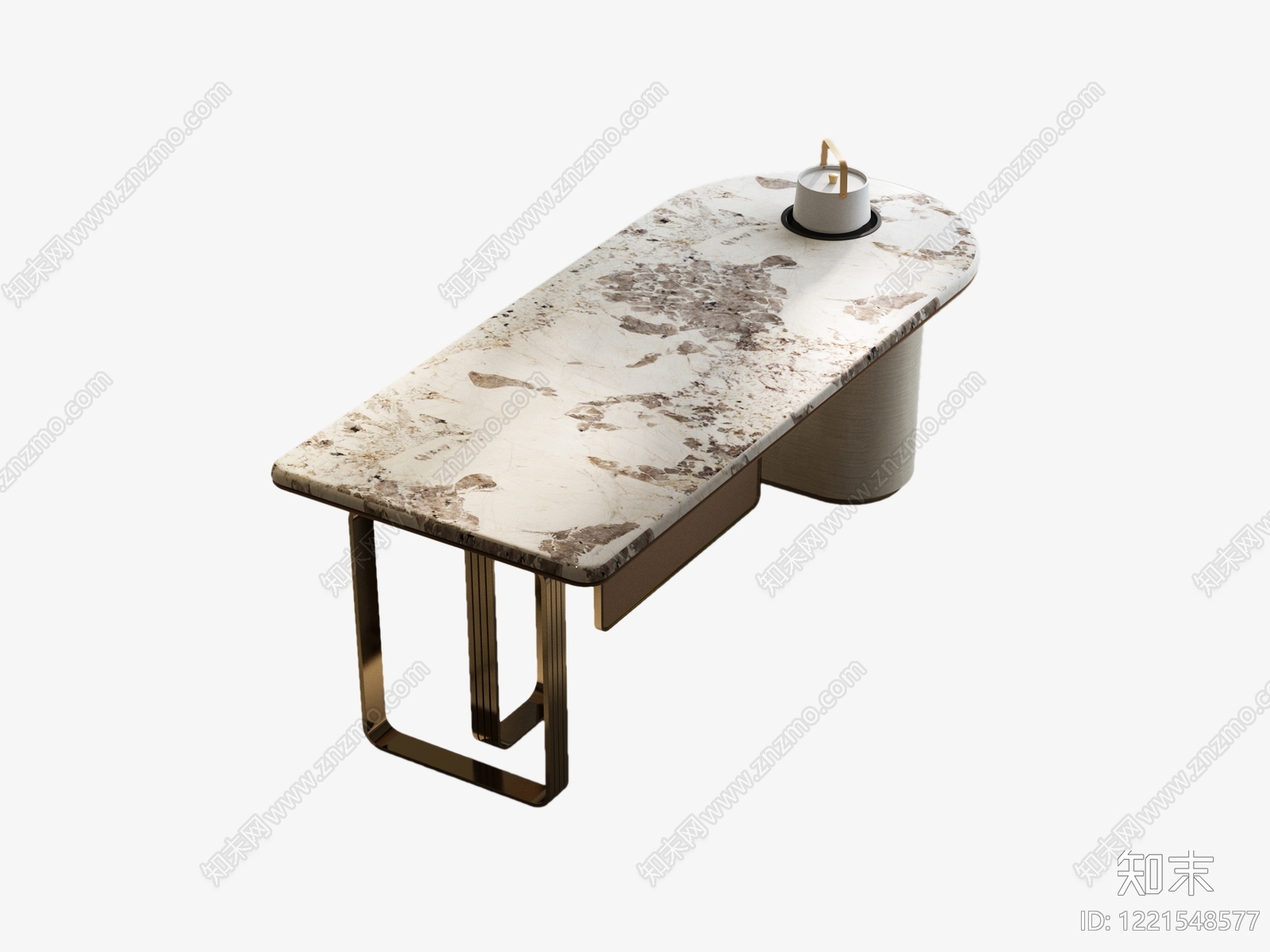 轻奢茶桌椅3D模型下载【ID:1221548577】