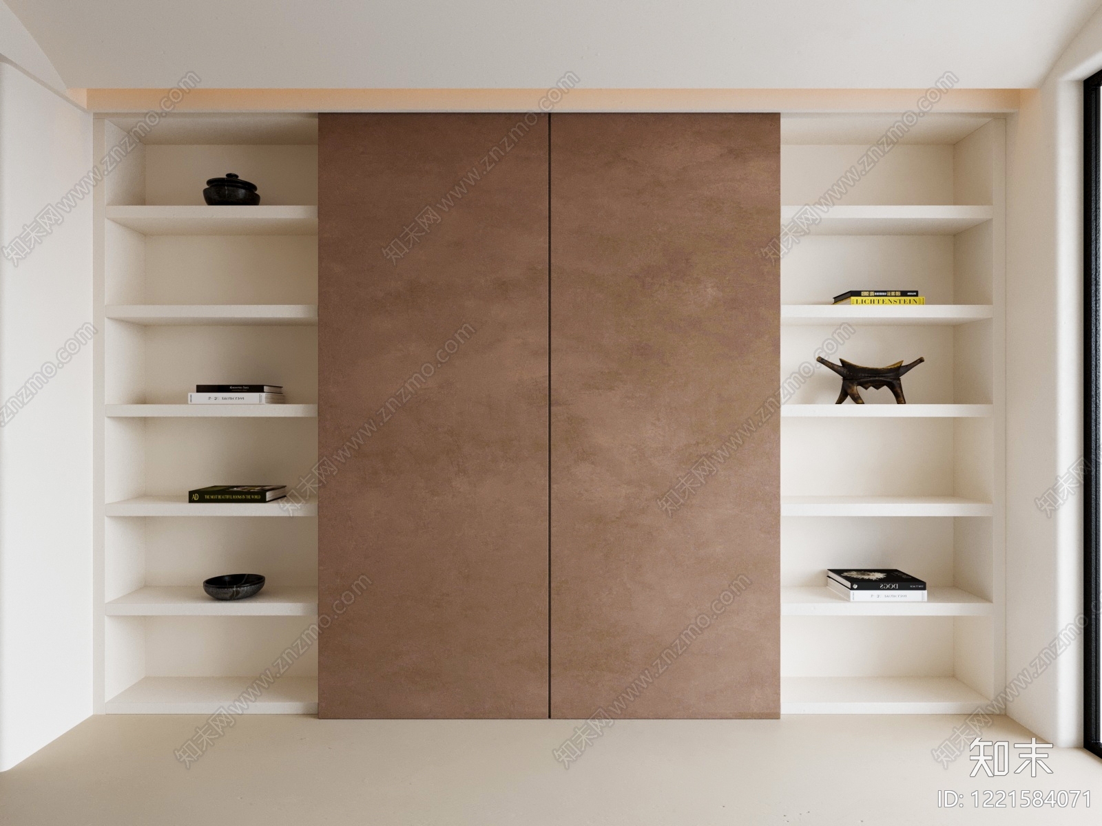 极简储物柜3D模型下载【ID:1221584071】