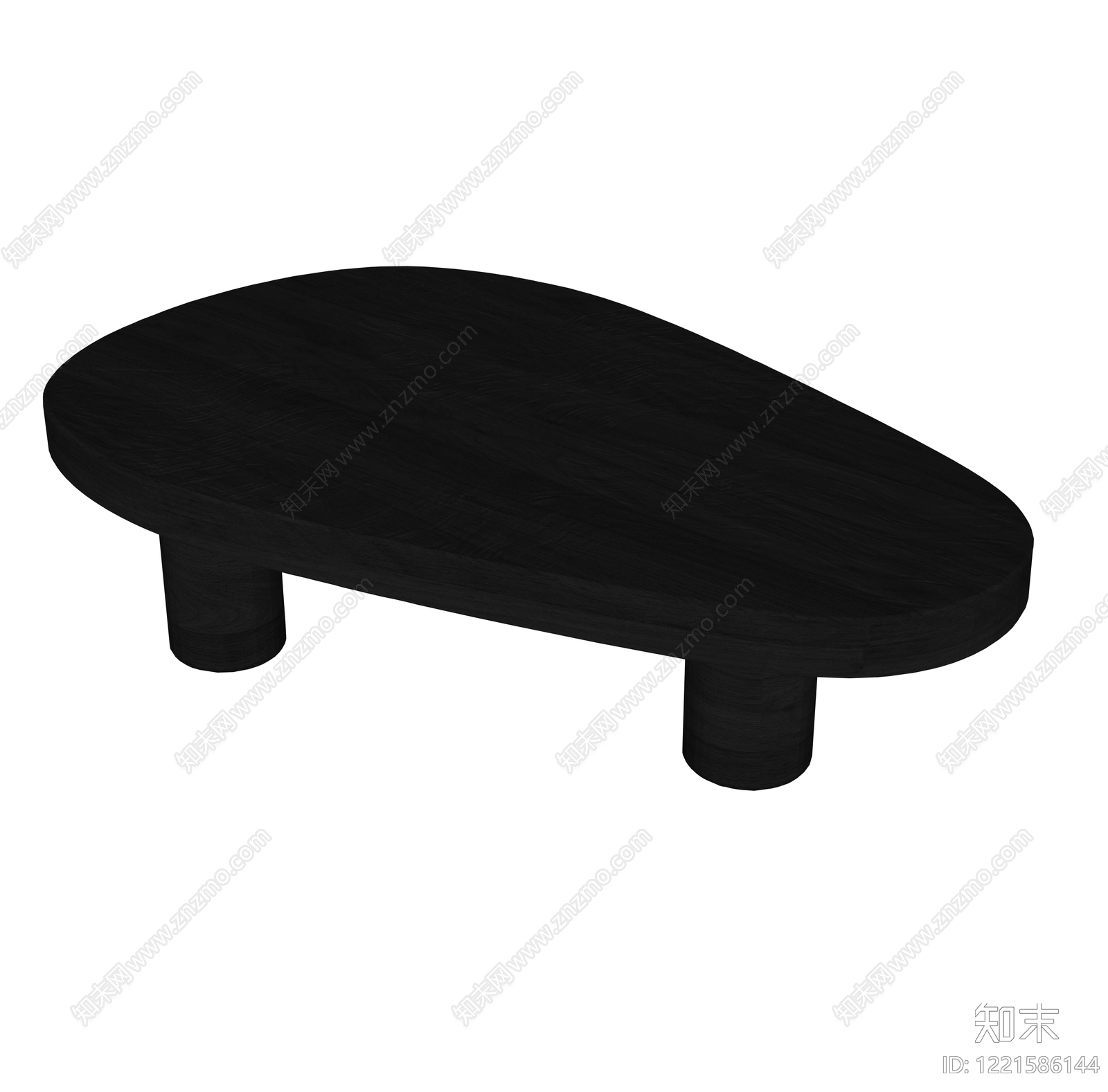 极简茶几SU模型下载【ID:1221586144】