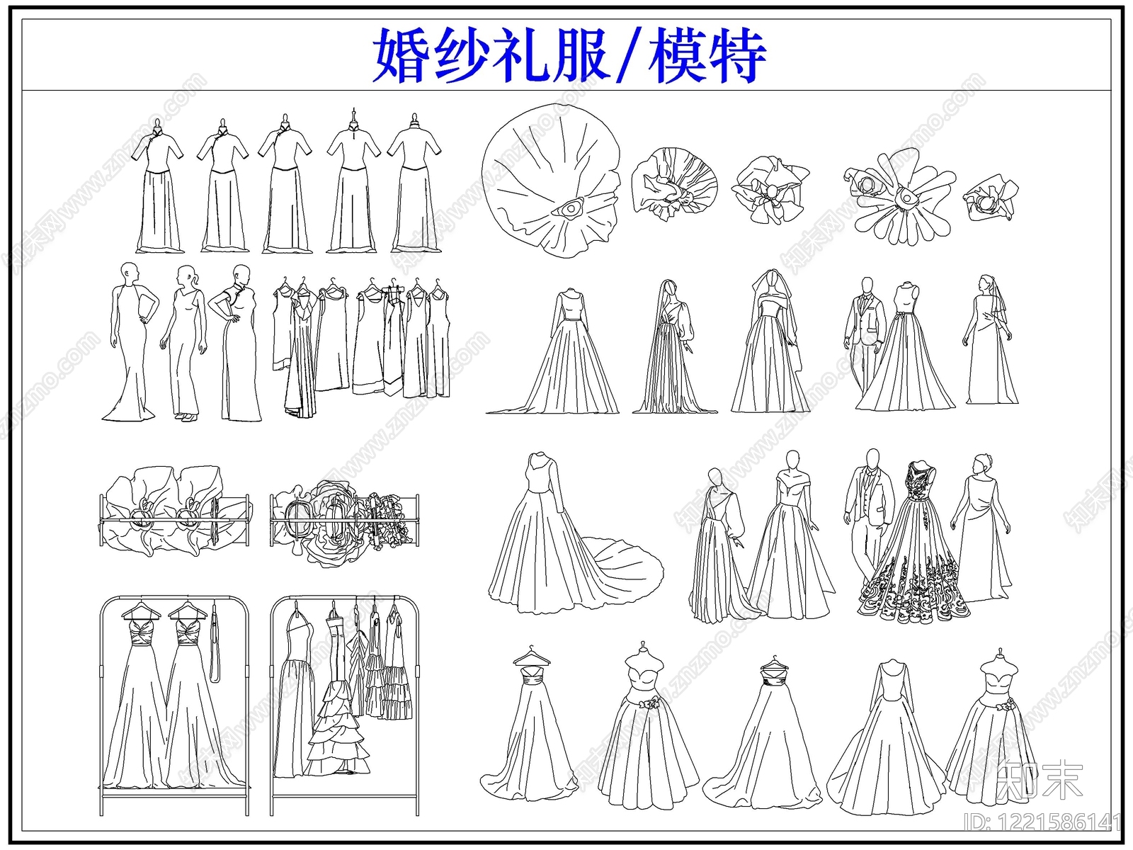 婚纱店CAD图纸