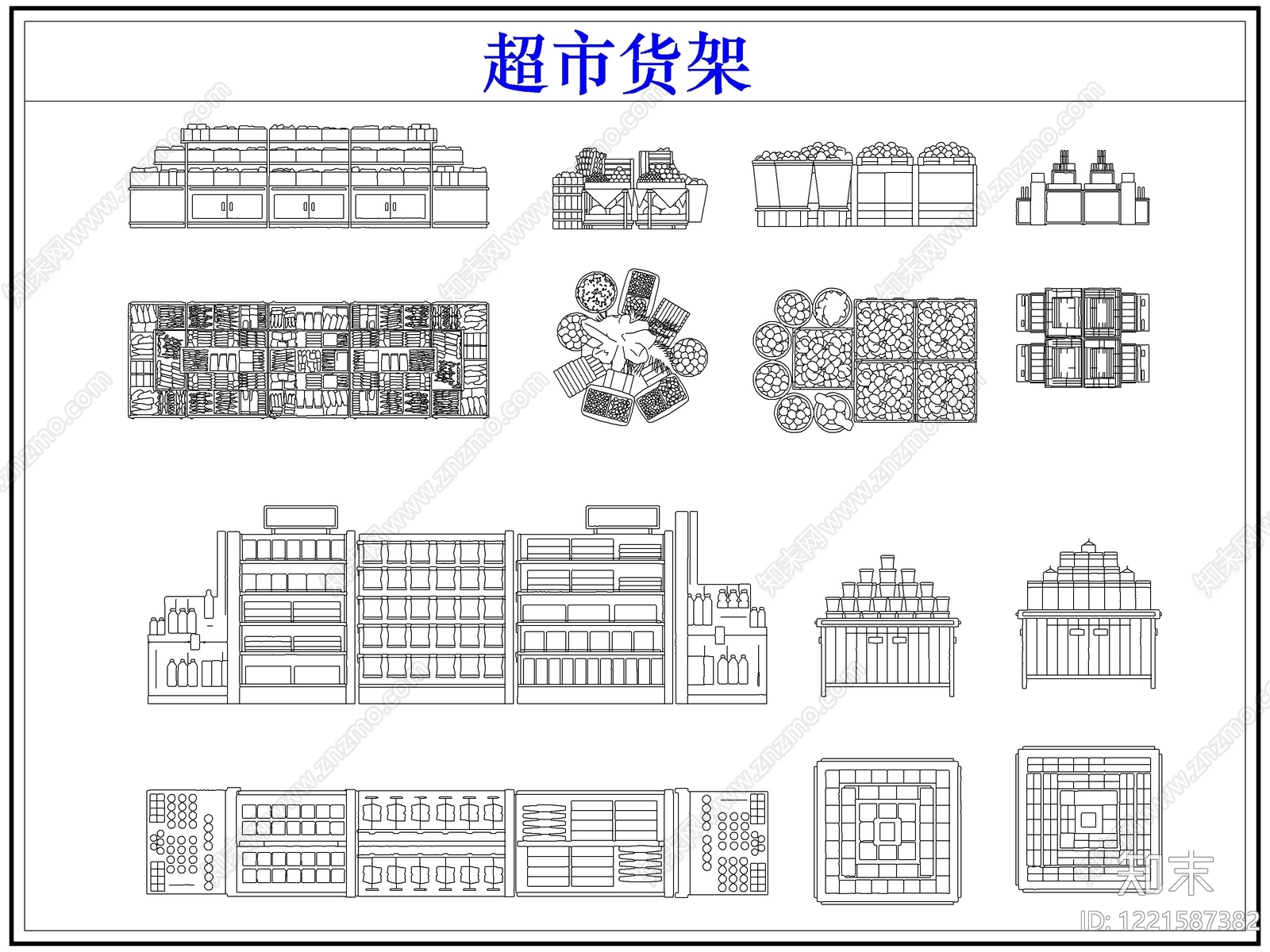 综合器材设备图库CAD图纸