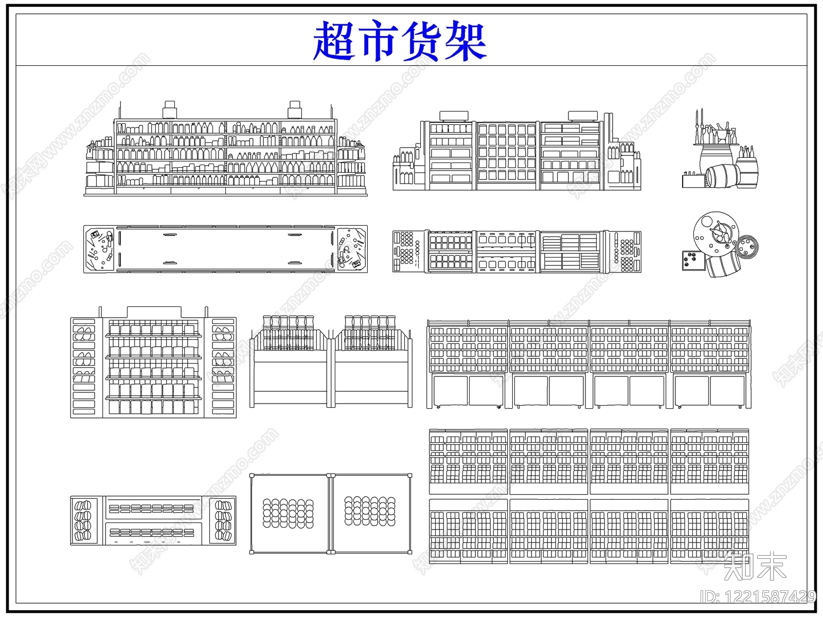 综合器材设备图库CAD图纸