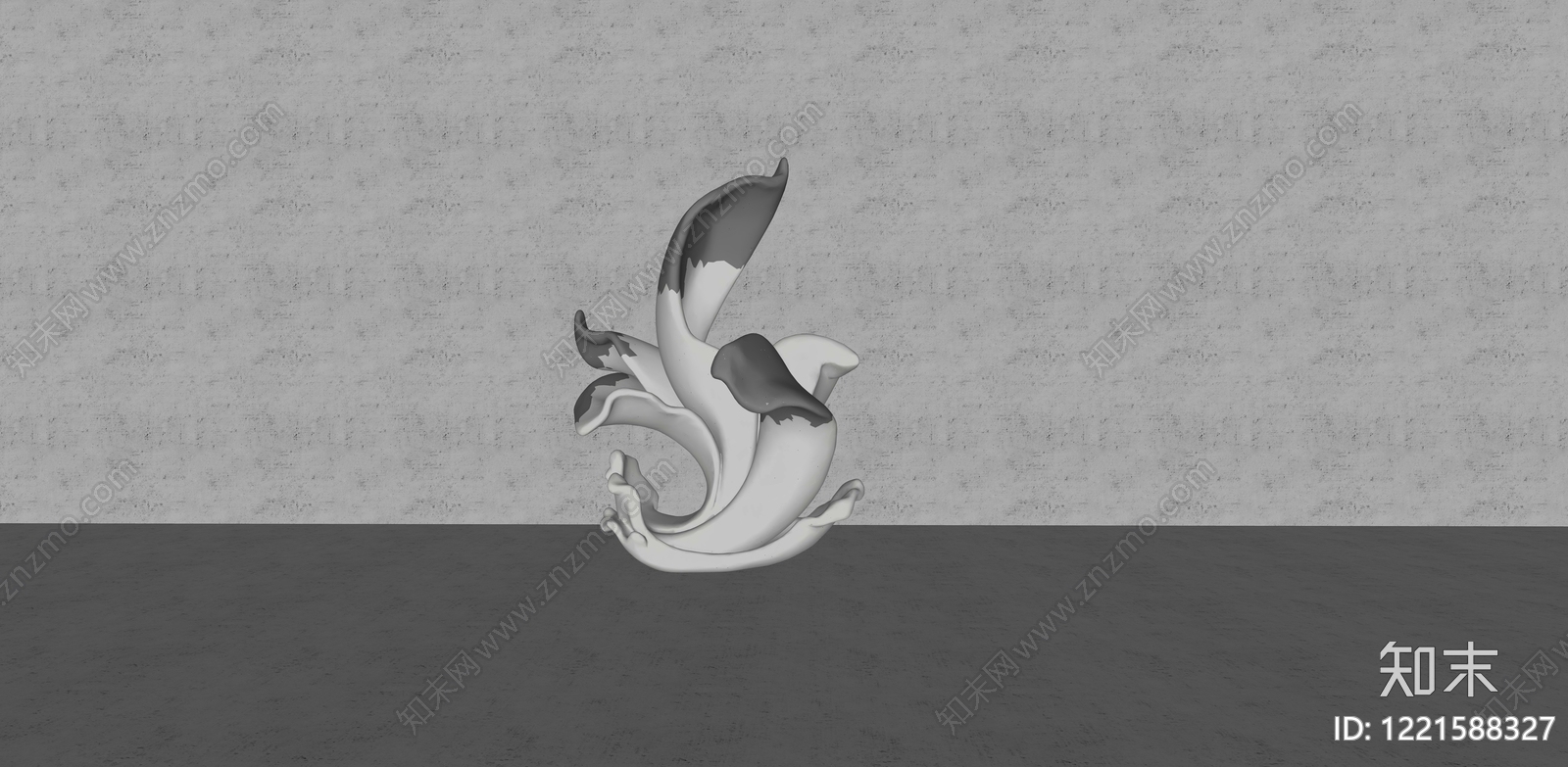 极简雕塑SU模型下载【ID:1221588327】