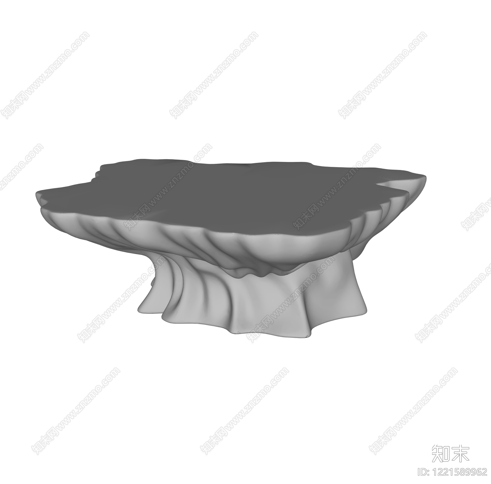 轻奢茶几SU模型下载【ID:1221589962】