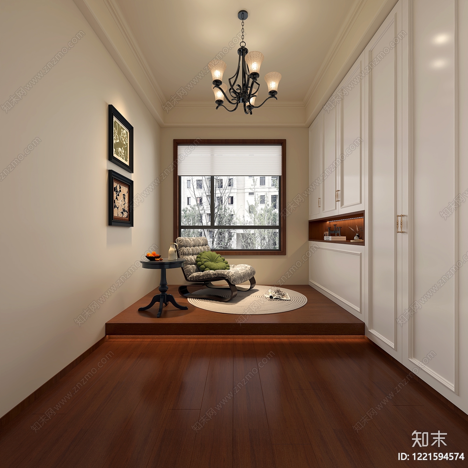 中古风小卧室3D模型下载【ID:1221594574】