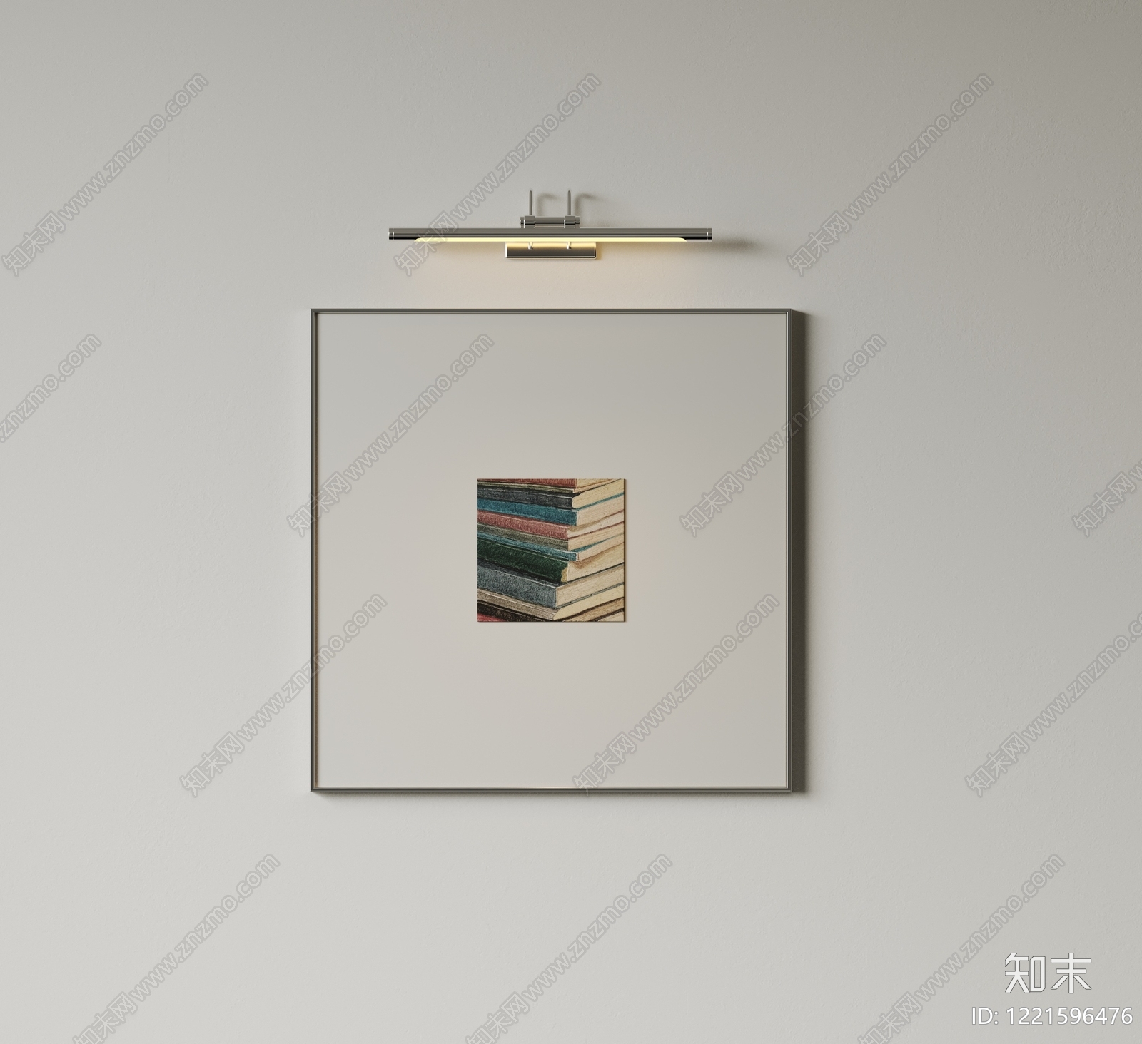 现代极简挂画SU模型下载【ID:1221596476】