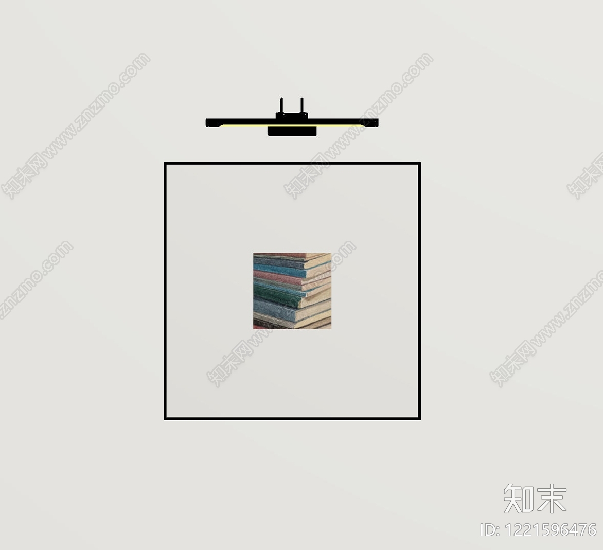 现代极简挂画SU模型下载【ID:1221596476】