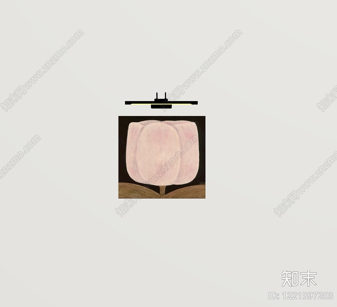 极简抽象画SU模型下载【ID:1221597203】