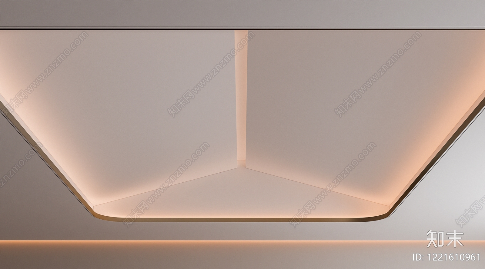 极简吊顶3D模型下载【ID:1221610961】