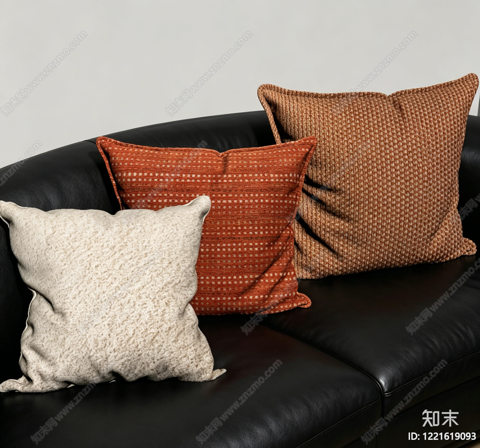 意式极简抱枕3D模型下载【ID:1221619093】