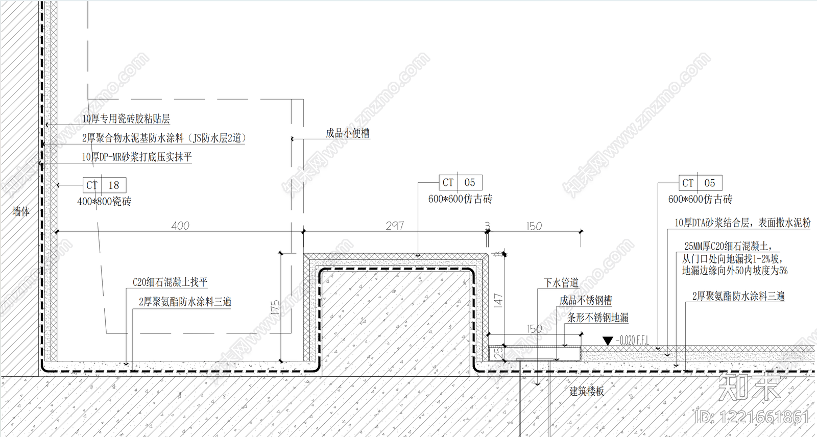 地面综合节点CAD图纸