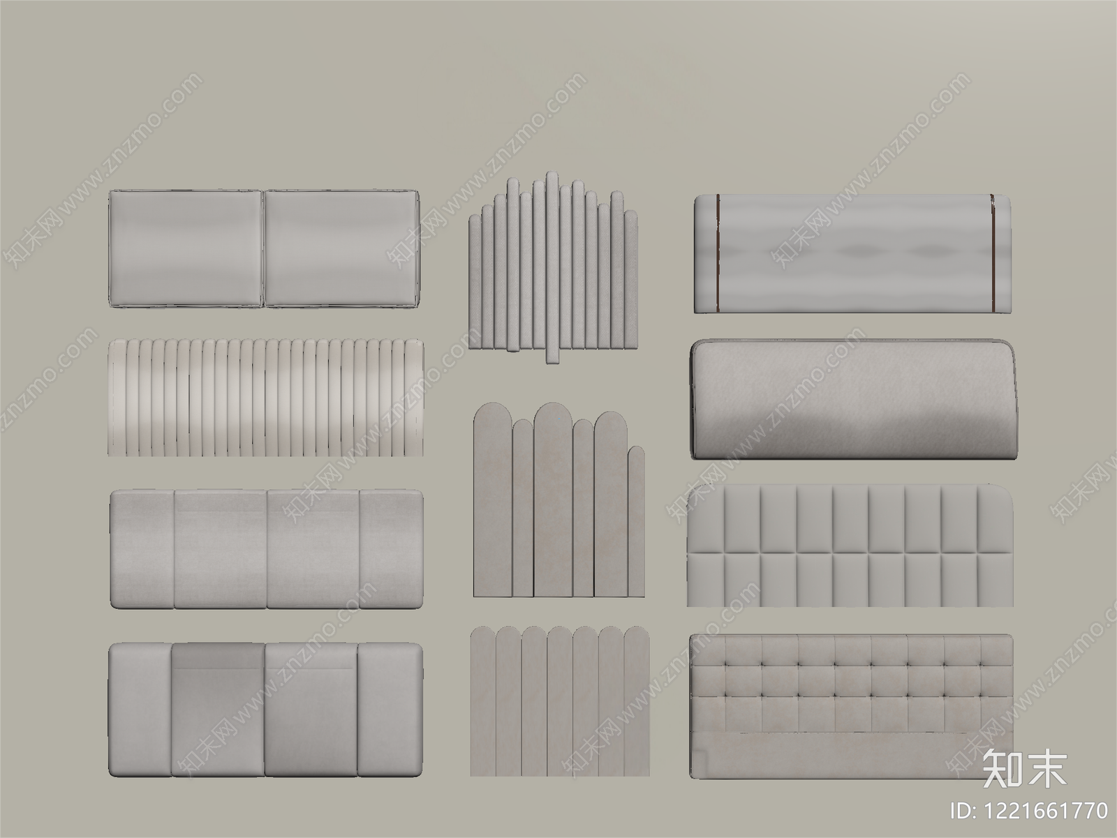 极简其他床具SU模型下载【ID:1221661770】