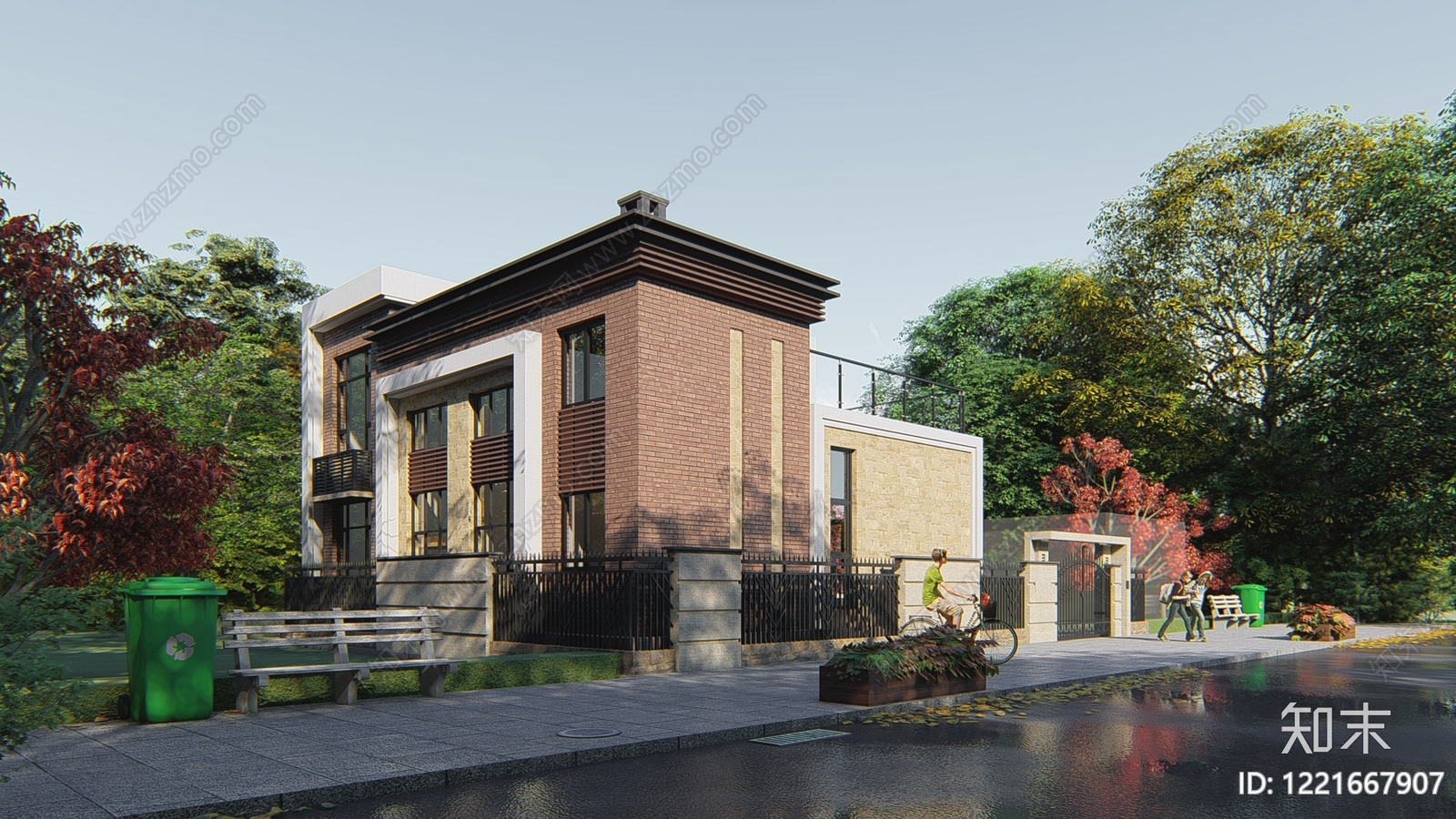 别墅建筑cad施工图下载【ID:1221667907】