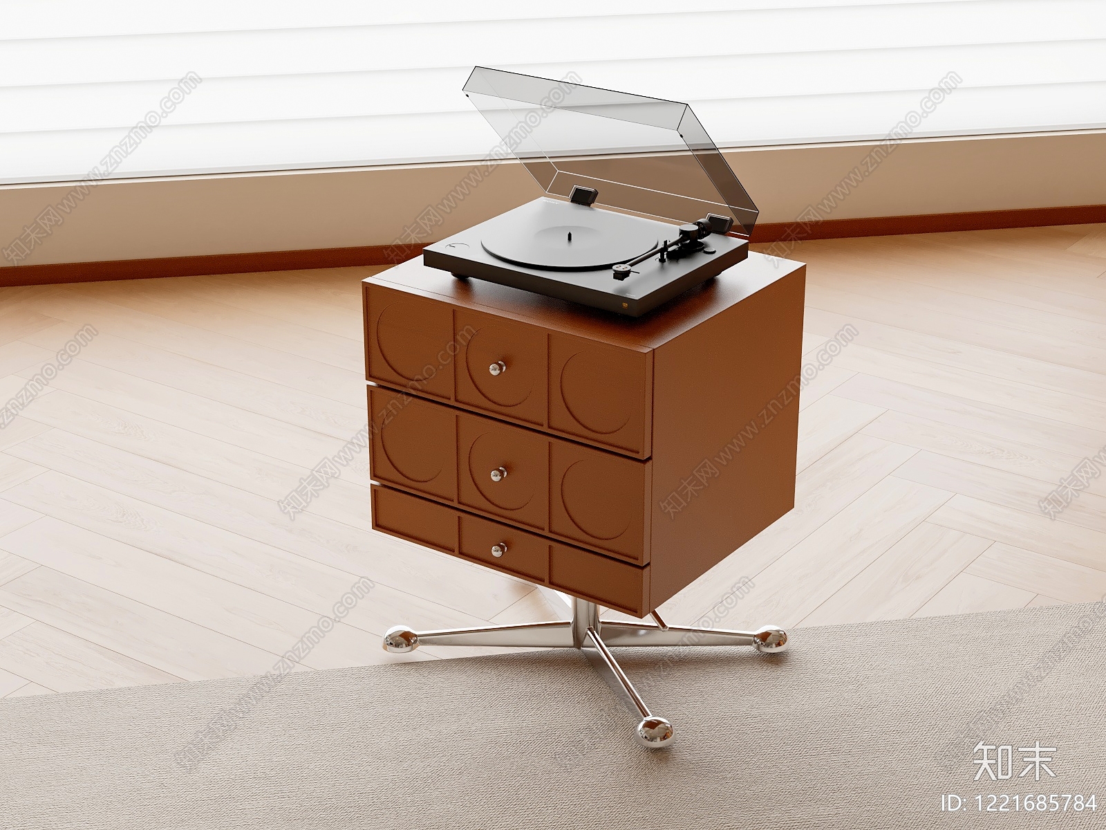 中古风斗柜3D模型下载【ID:1221685784】
