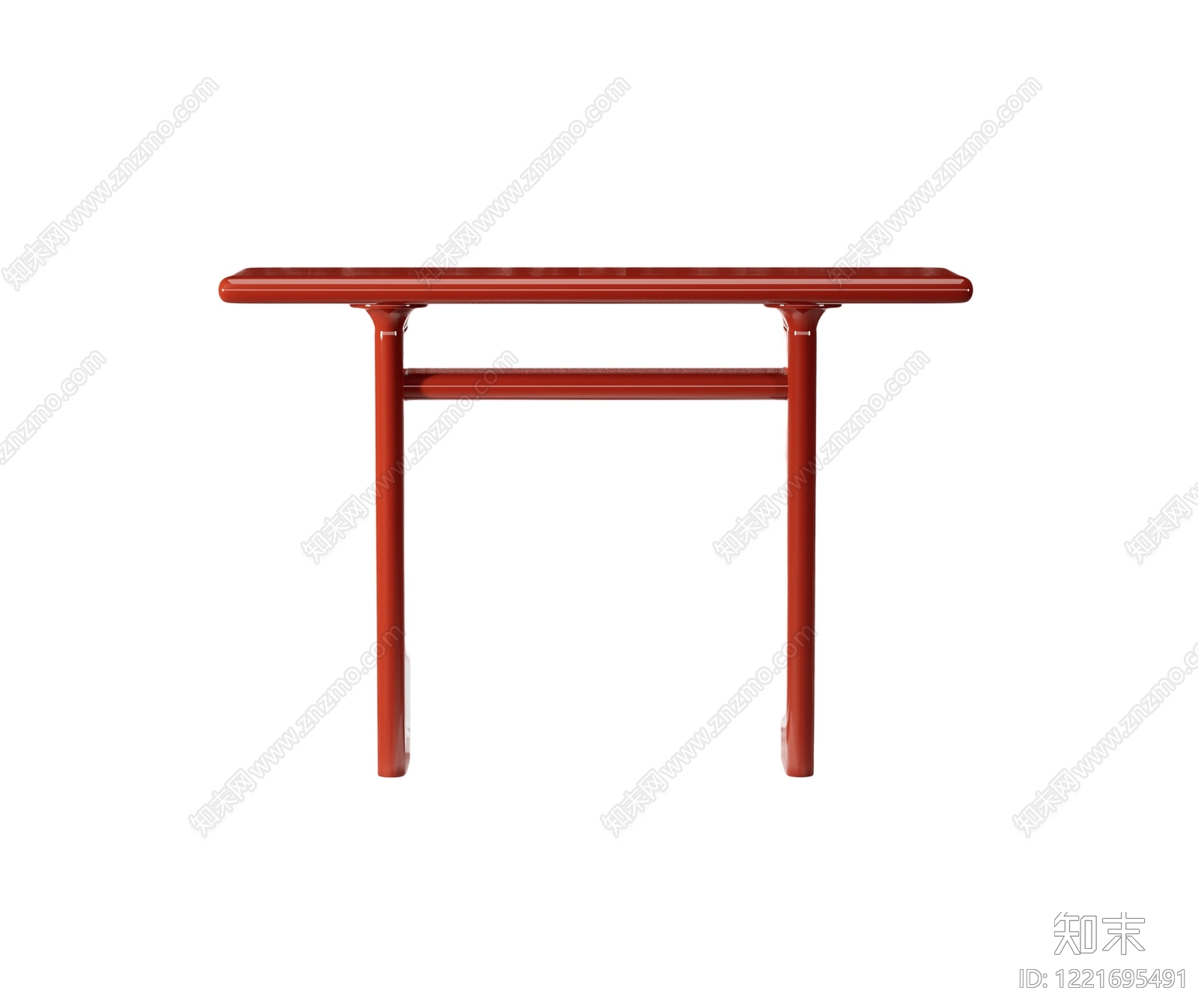 极简边几3D模型渲染效果图